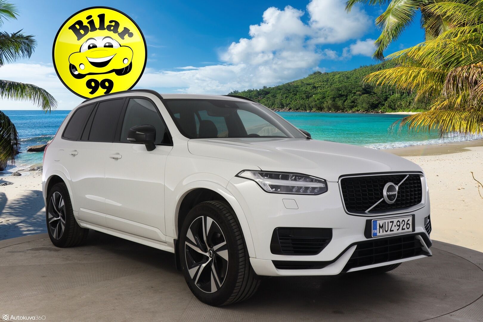 Volvo XC90 2020 T8 TwE AWD R-Design aut. ** 360° / Webasto / HUD / ACC / Full-LED / S-Koukku / BLIS / KeyLessGo** - 3,99 % KORKOTARJOUS TÄHÄN AUTOON - 7-paikkainen / Merkkihuollettu / Jakohihna vaihdettu!