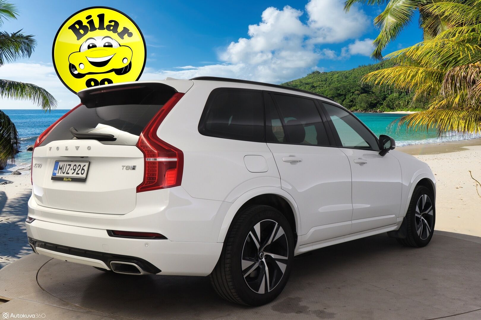 Volvo XC90 2020 T8 TwE AWD R-Design aut. ** 360° / Webasto / HUD / ACC / Full-LED / S-Koukku / BLIS / KeyLessGo** - 3,99 % KORKOTARJOUS TÄHÄN AUTOON - 7-paikkainen / Merkkihuollettu / Jakohihna vaihdettu!
