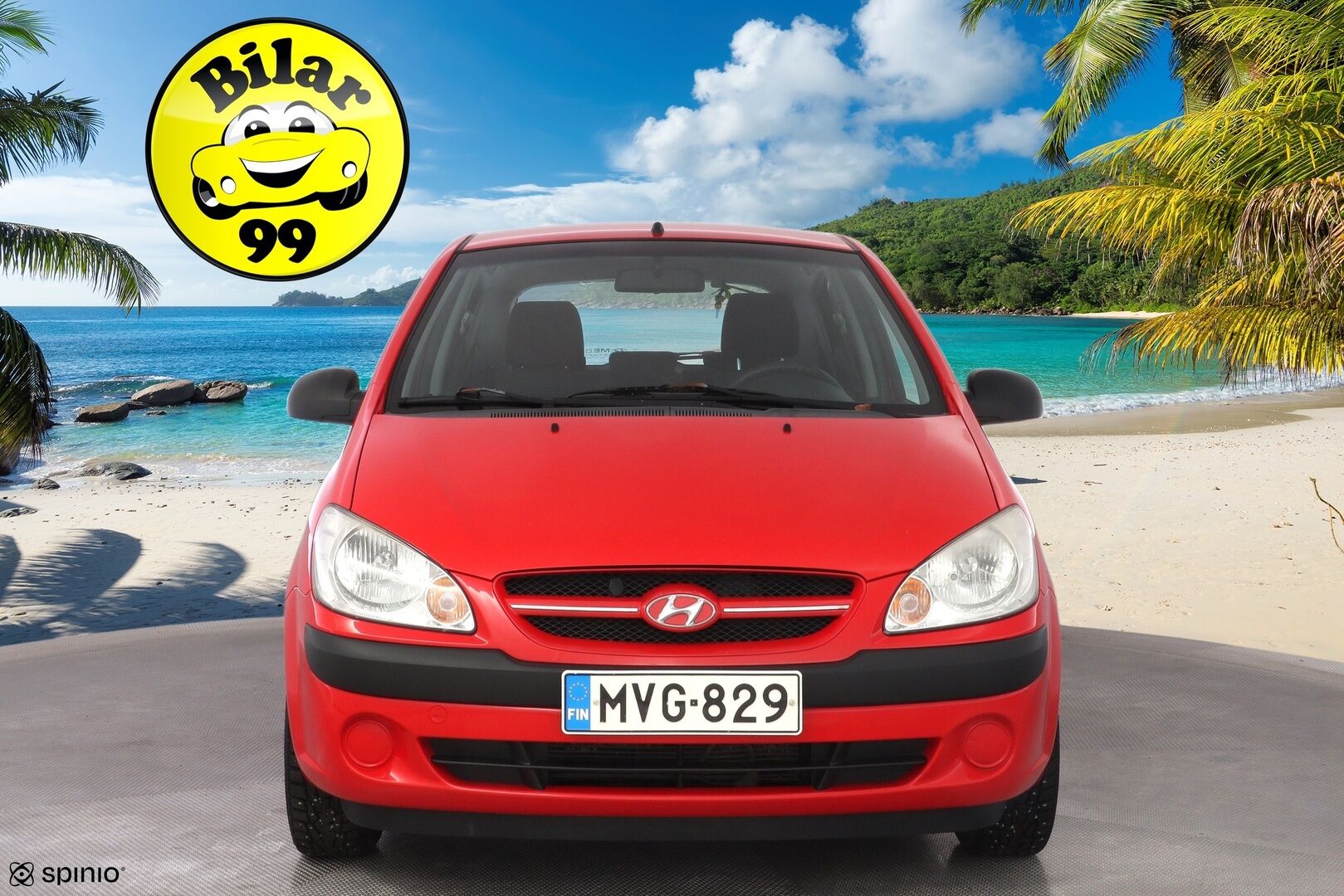 Hyundai Getz 2006 1.1 GL 4D - Myydään Huutokaupat.com - Hyvät nastarenkaat / Hyvä huoltohistoria