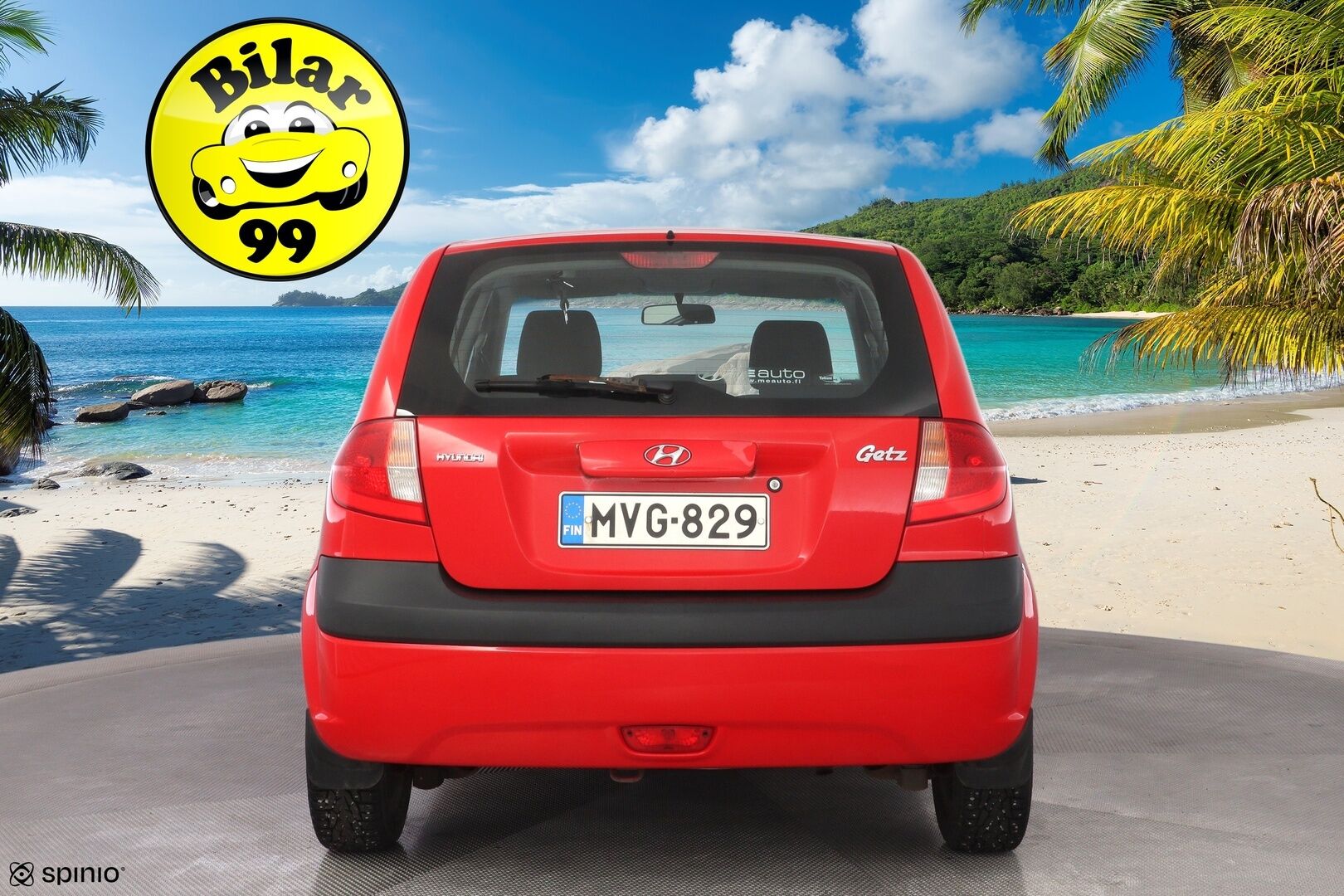 Hyundai Getz 2006 1.1 GL 4D - Myydään Huutokaupat.com - Hyvät nastarenkaat / Hyvä huoltohistoria