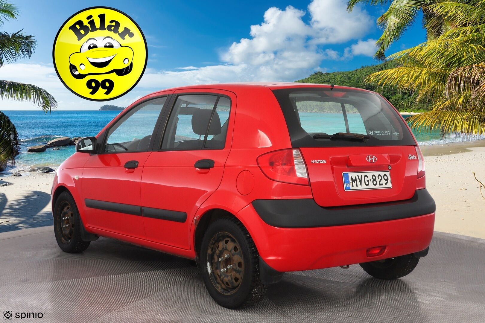 Hyundai Getz 2006 1.1 GL 4D - Myydään Huutokaupat.com - Hyvät nastarenkaat / Hyvä huoltohistoria