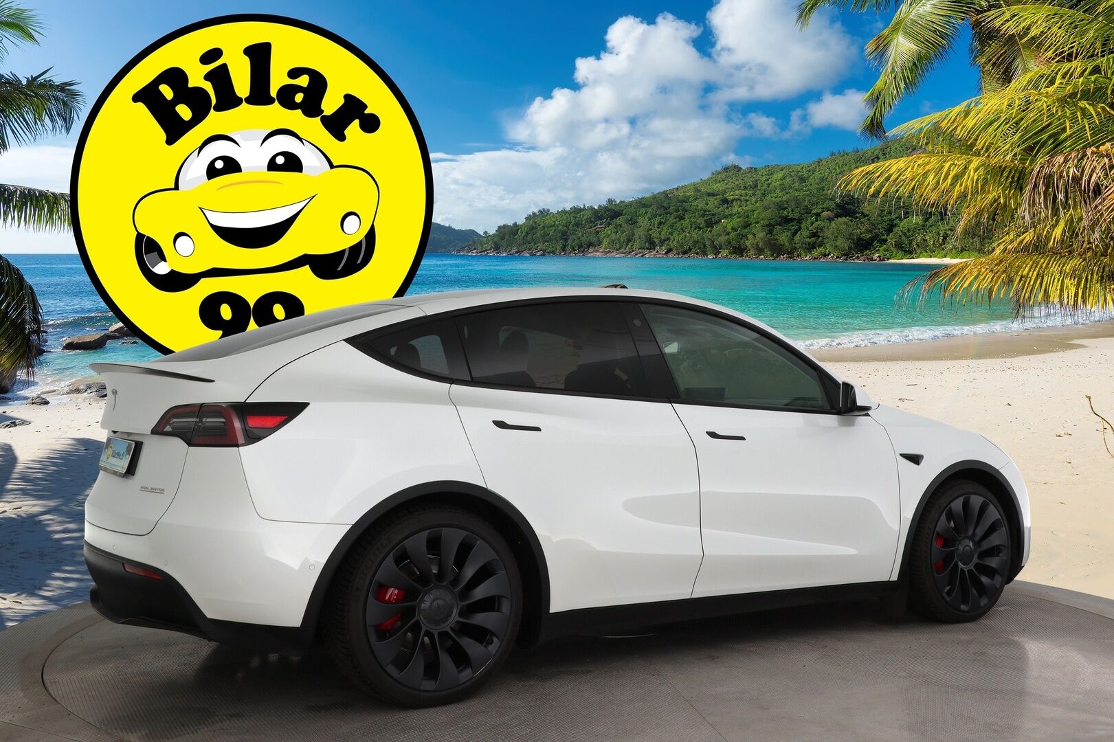 TESLA MODEL Y 2022 Performance - AMD Ryzen | Heat Pump | Koukku | Lasikatto | Nahat | Sähköluukku