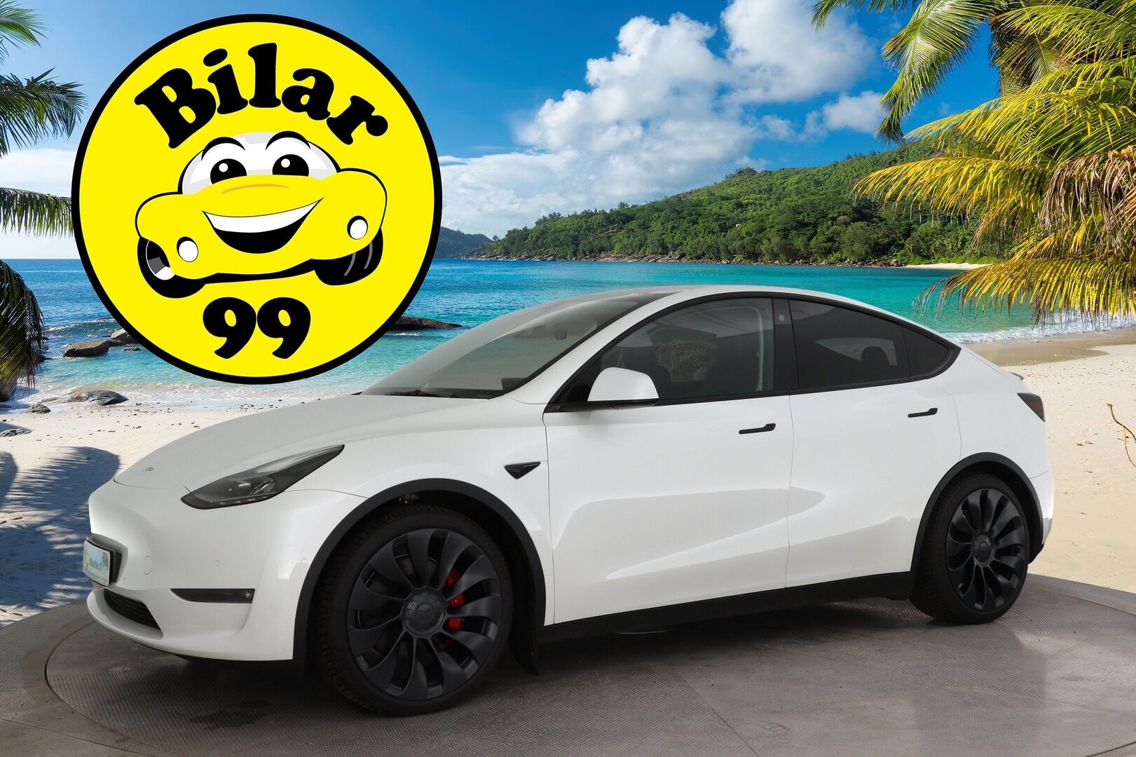 TESLA MODEL Y 2022 Performance - AMD Ryzen | Heat Pump | Koukku | Lasikatto | Nahat | Sähköluukku