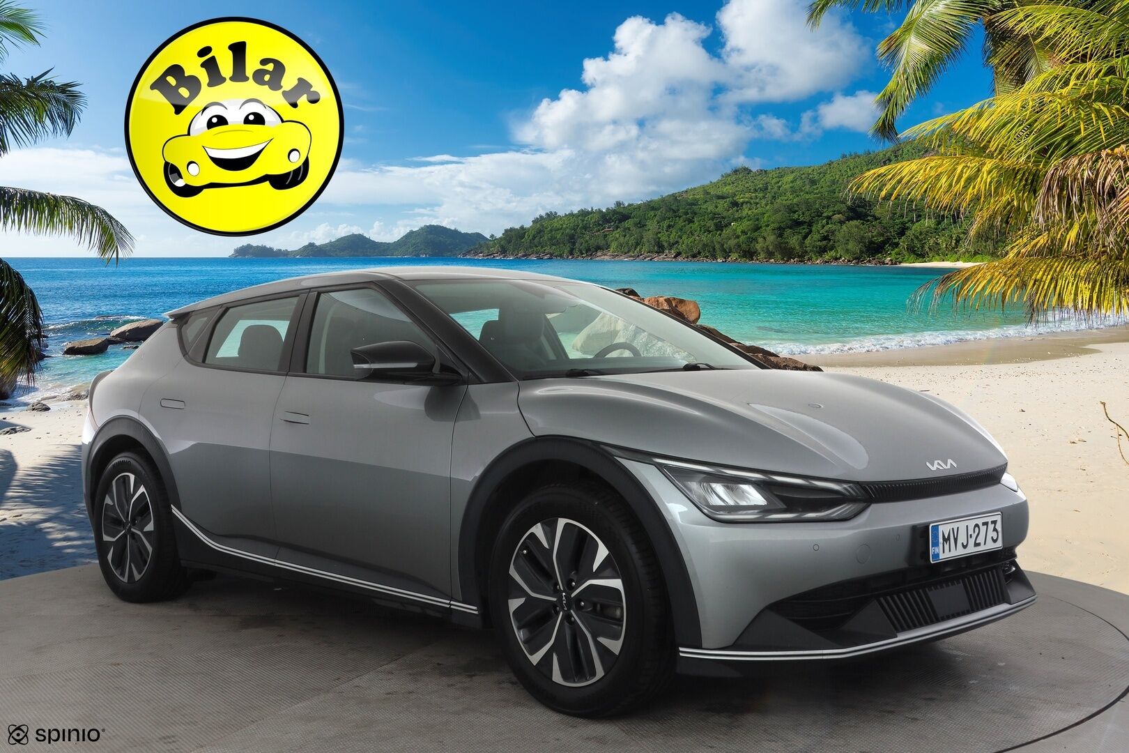KIA EV6 2022 RWD 77 kWh 229 hv - | ACC | ILP | P.Kamera | Widescreen | LED | Muistipenkki | Apple&Android | Ratinlämmitys | Merkkihuollettu | Kahdet Renkaat |