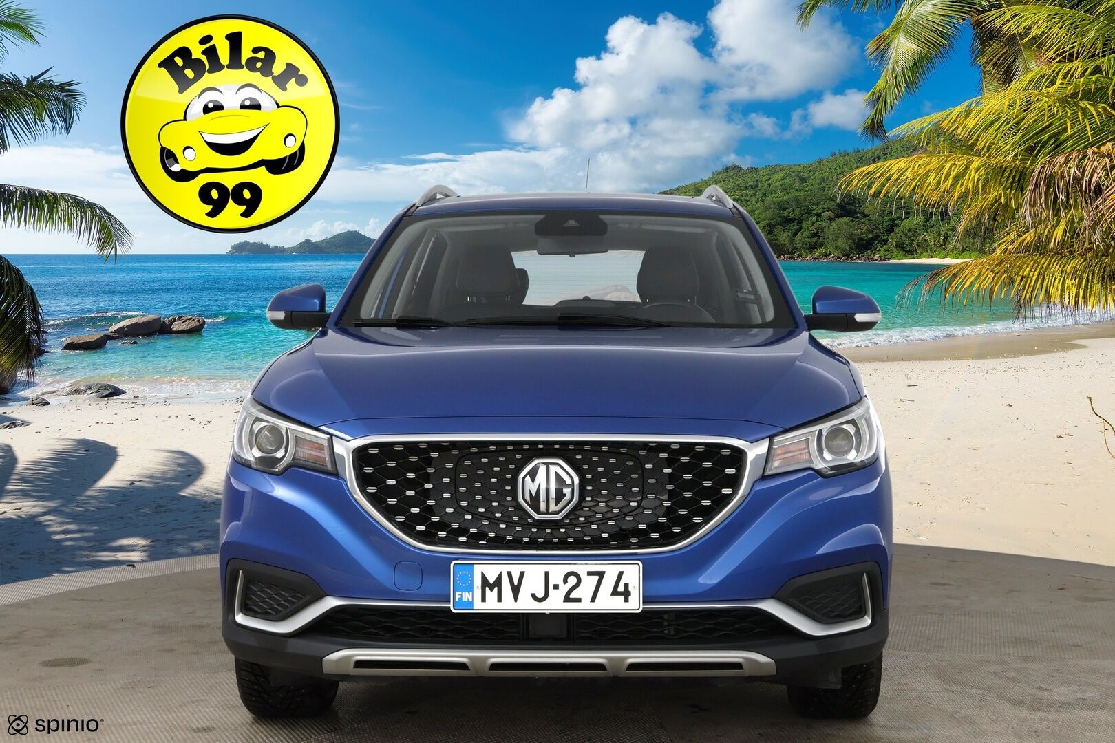 MG ZS 2021 EV Luxury / Adapt.Vakkari / Panorama / Nahkasisusta / P.Kamera / KeylessGo / Apple&Android / - 2x renkaat&vanteet / Juuri huollettu / Todella siisti - Osta nyt, maksa vasta ensi vuonna