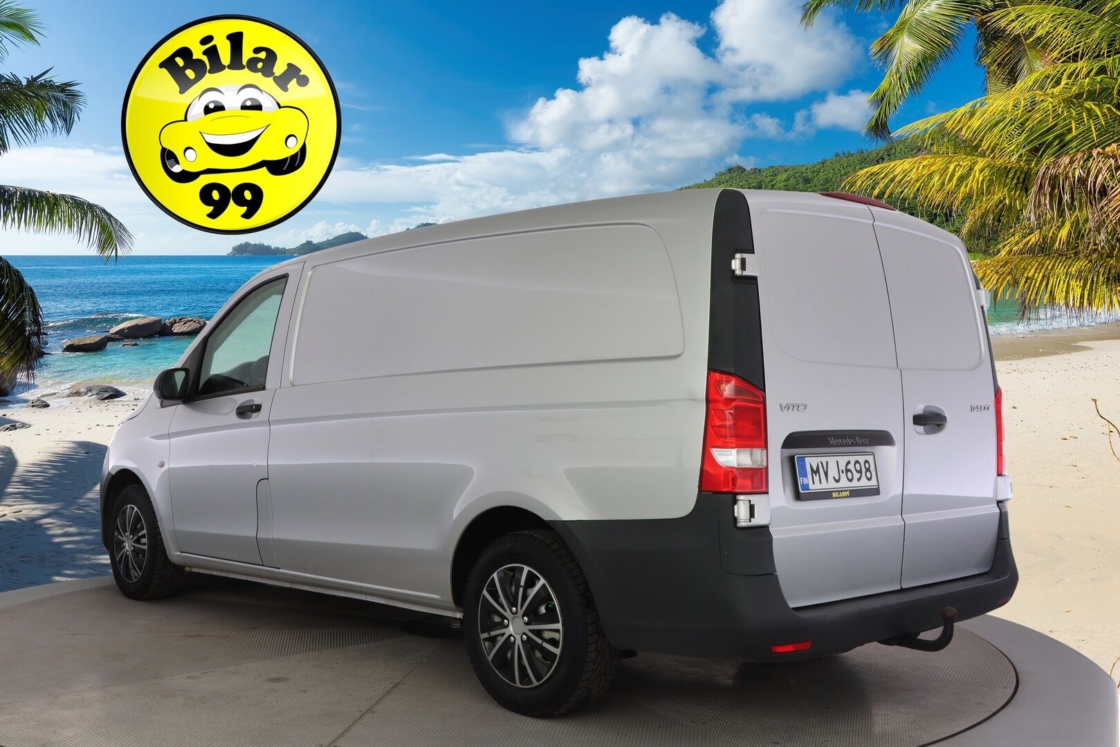 Mercedes-Benz Vito 2016 114CDI-3,2/32K keskipitkä A2 / Koukku / Vakkari / Webasto / Apple&Android / 2x Renkaat - HULLUT VÄLIPÄIVÄT KORKOTARJOUS 2,49%