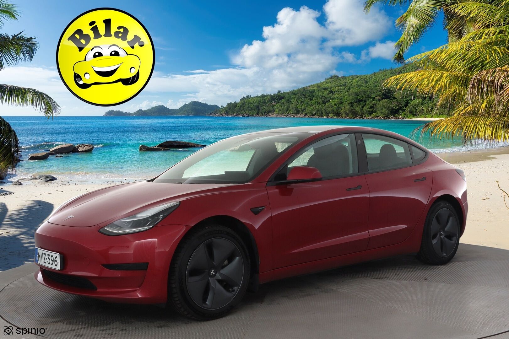 Tesla Model 3 2019 Standard RWD Plus - | Lasikatto | Koukku | ACC | LED | P.Kamera | Muistipenkki | Premium Speakers | Navi | Kaistavahti | Keyless | 2x Latauskaapelit | Suomi-auto | Kahdet renkaat |
