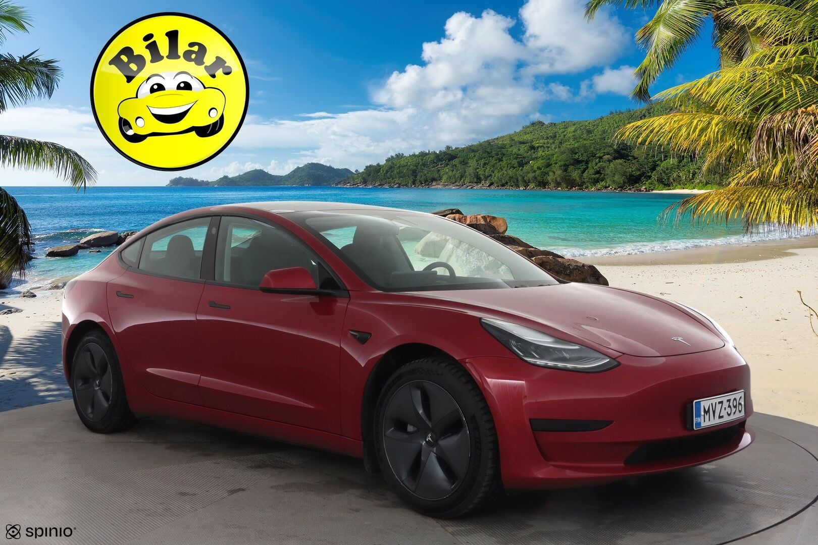 Tesla Model 3 2019 Standard RWD Plus - | Lasikatto | Koukku | ACC | LED | P.Kamera | Muistipenkki | Premium Speakers | Navi | Kaistavahti | Keyless | 2x Latauskaapelit | Suomi-auto | Kahdet renkaat |