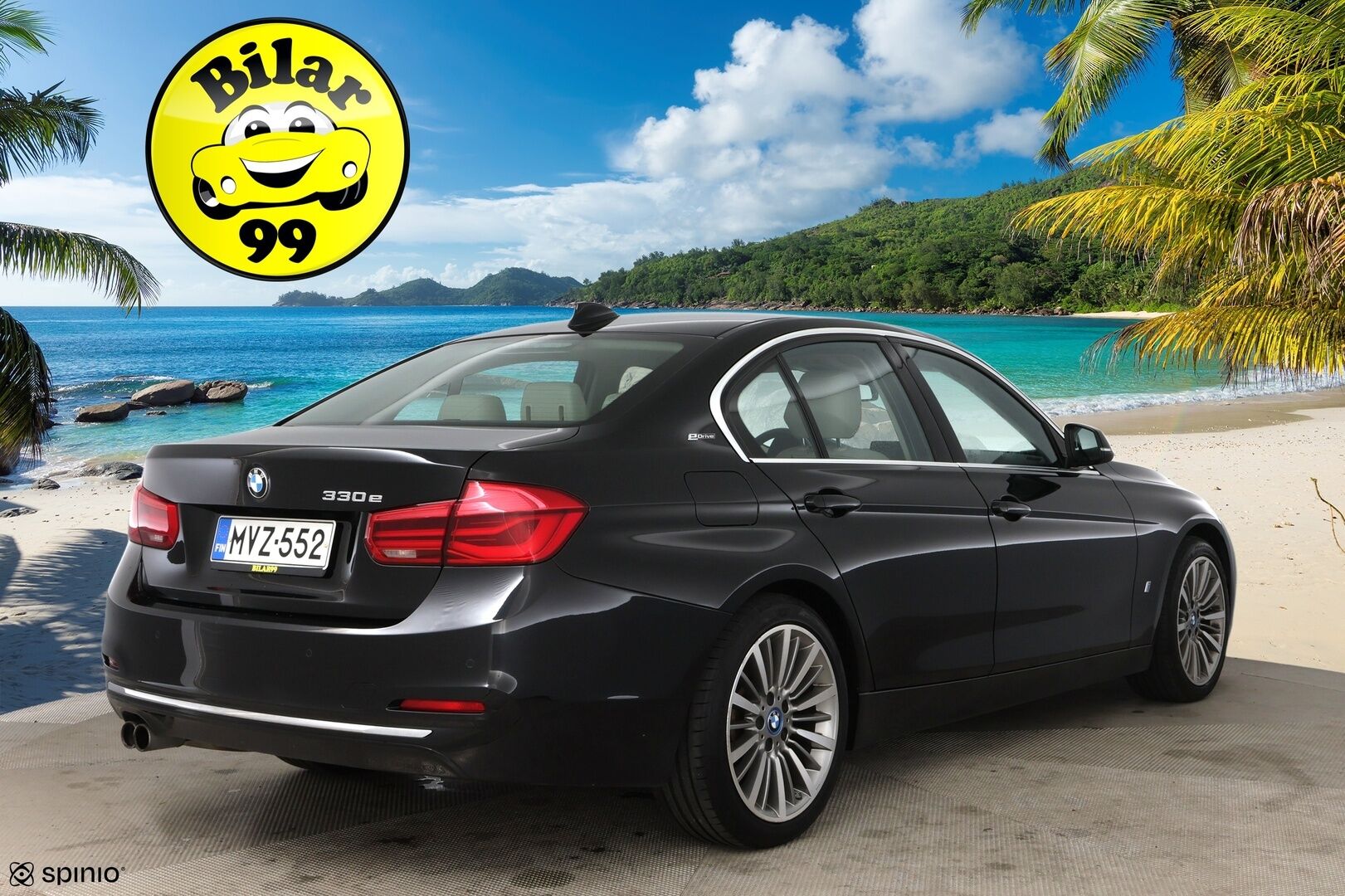 BMW 330 2017 e F30 LCI Sedan A Business Luxury /  Adapt. Vakkari / Lasikattoluukku / Vaaleat Nahat / Prof. Navi / M-Sport Ratti ** - Juuri katsastettu / Koti- ja kauppakeskuslaturi / 2x renkaat aluvanteilla - Osta nyt, maksa vasta ensi vuonna