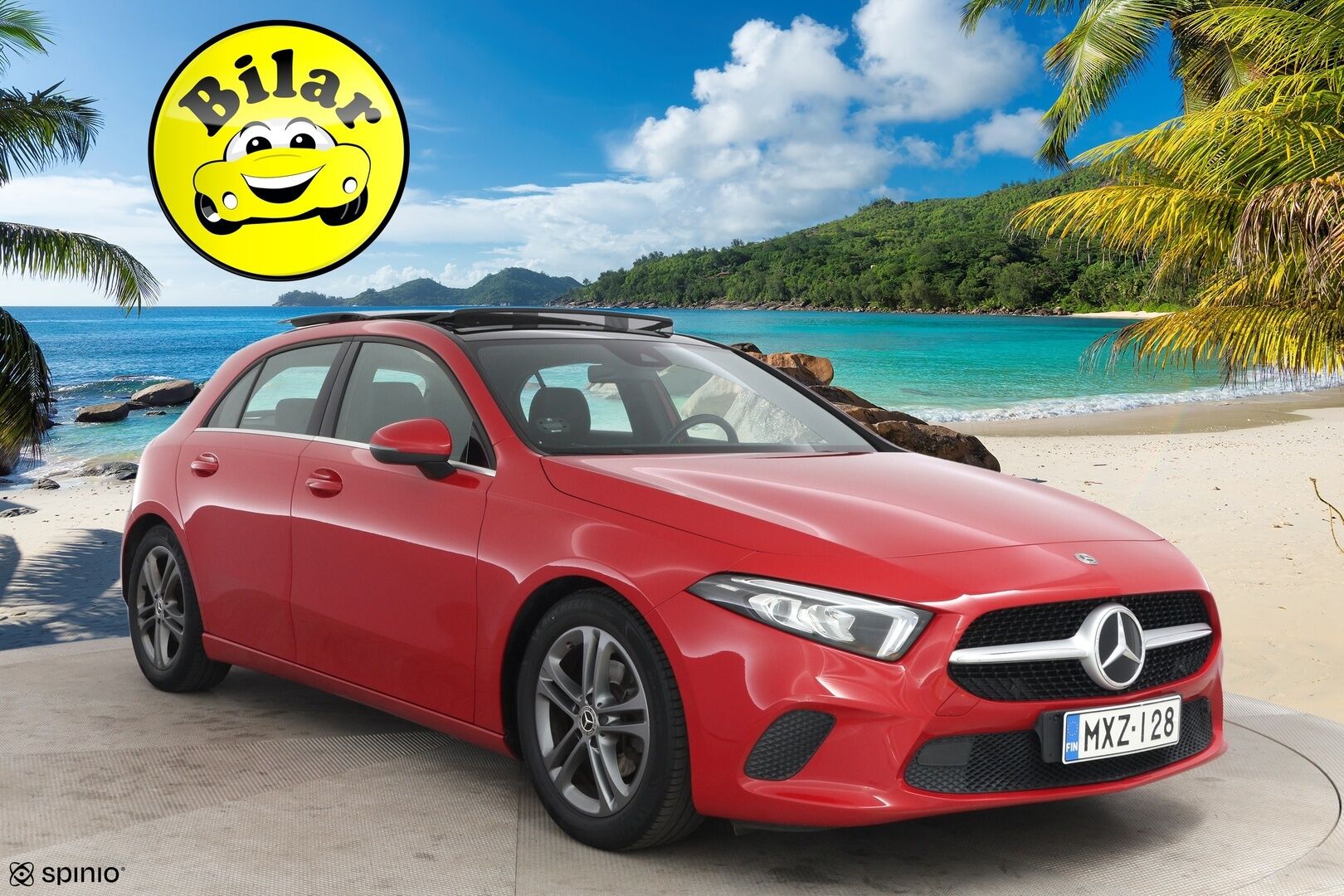Mercedes-Benz A 2020 180 A Business Style - KATTOLUUKULLINEN YKSILÖ! | Suomi-auto | Widescreen | Vakkari | Sporttipenkit | Peruutuskamera | Lohko | LED - High Performance | Kaistavahti | Puolinahat