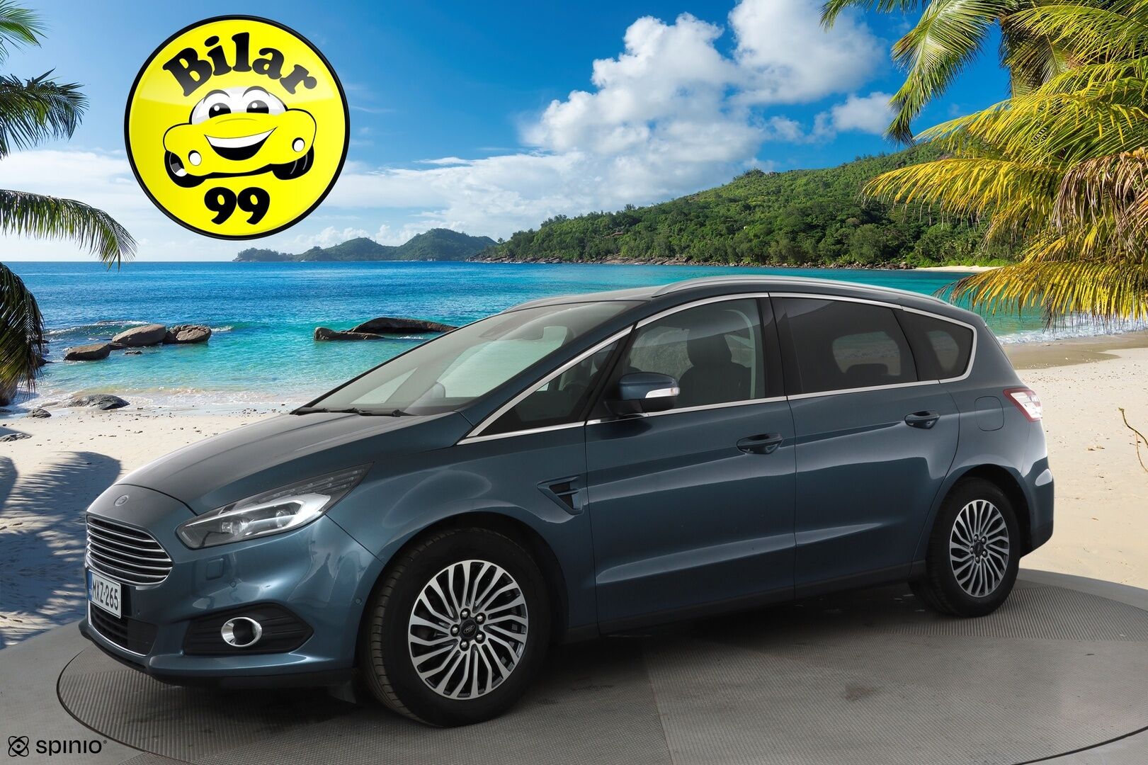 Ford S-Max 2020 2,0 TDCi EcoBlue 150hv A8 Titanium 7-Paik **Webasto / Adapt.Vakkari / LED-valot / P.kamera / Navi / Muistipenkki** - 1-om Suomi-auto / Kahdet Renkaat