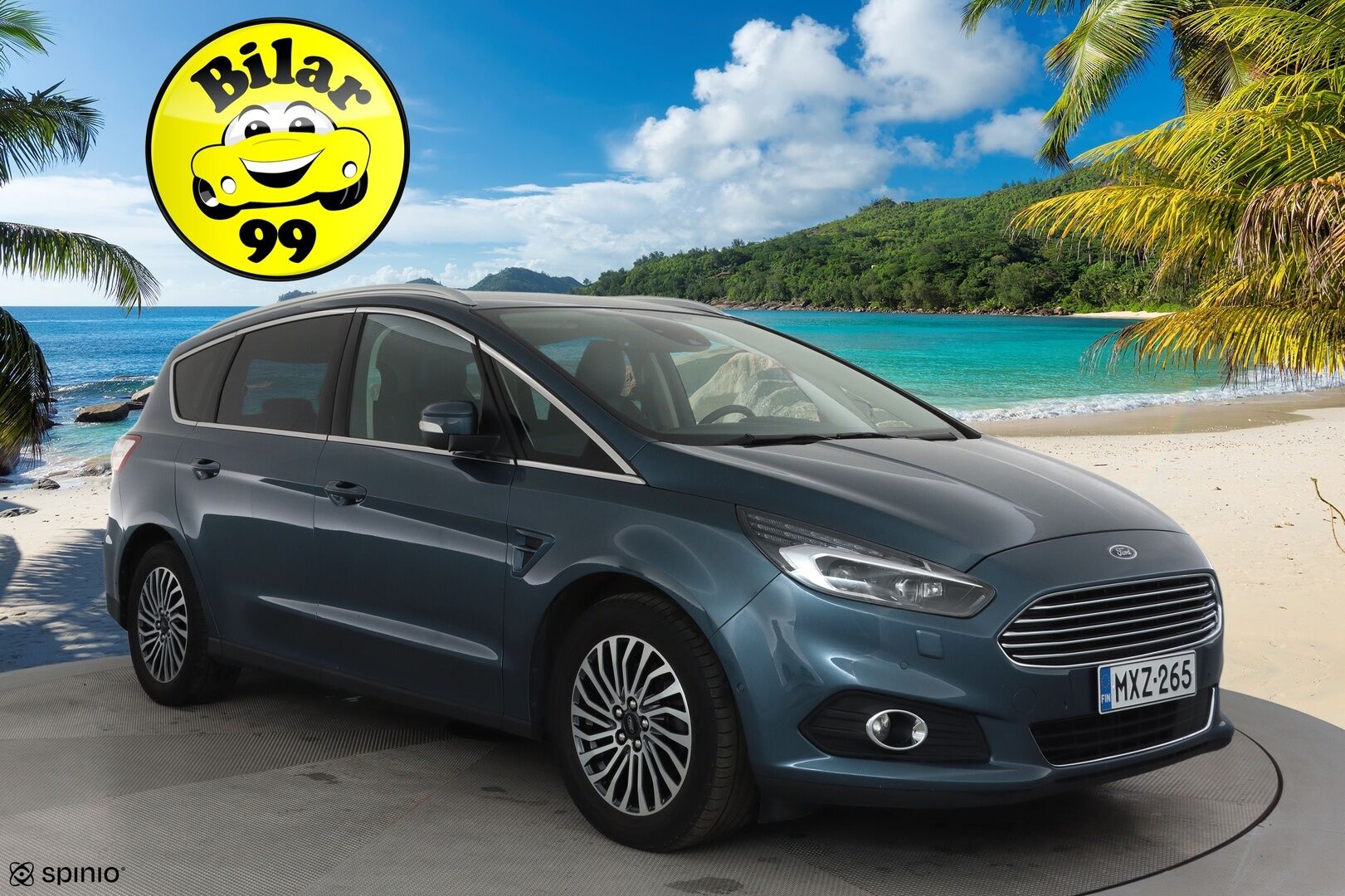 Ford S-Max 2020 2,0 TDCi EcoBlue 150hv A8 Titanium 7-Paik **Webasto / Adapt.Vakkari / LED-valot / P.kamera / Navi / Muistipenkki** - 1-om Suomi-auto / Kahdet Renkaat