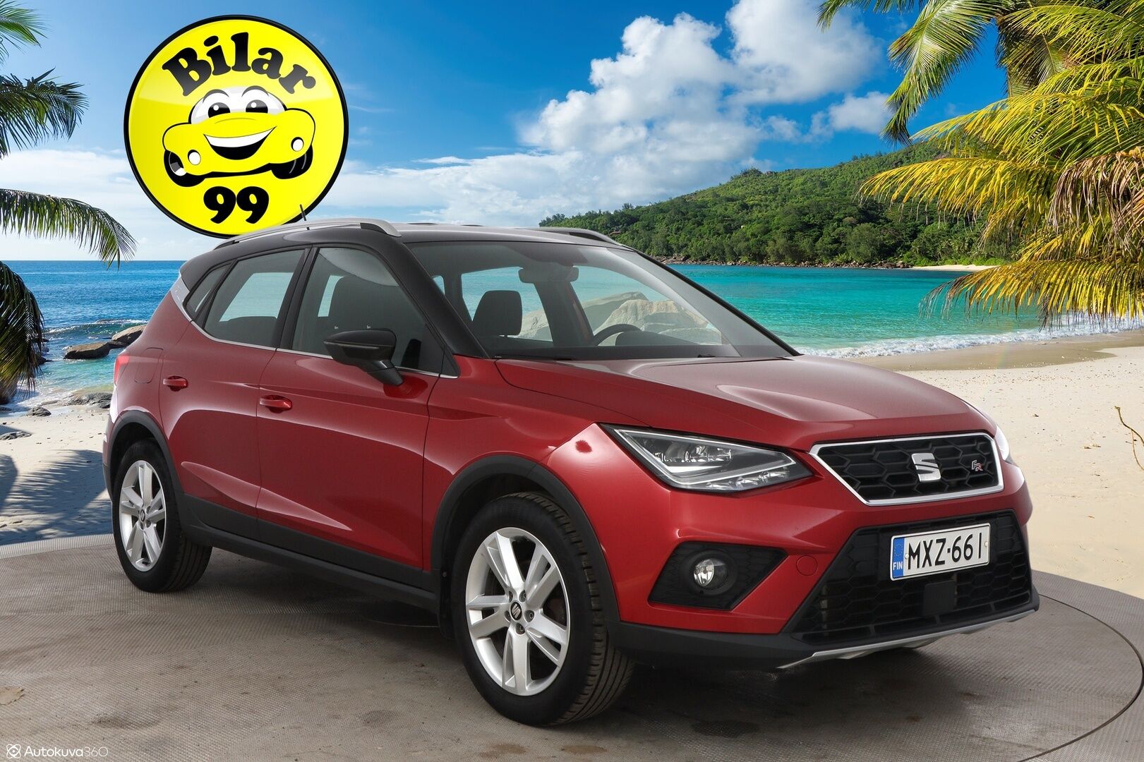 Seat Arona 2020 1,0 EcoTSI 115 FR DSG - 1Om Suomiauto / Adapt.Vakkari / KeylessGo / Digimittari / Navi / LED / Lohko & Sisäpistoke / 2x Renkaat Aluvantein!
