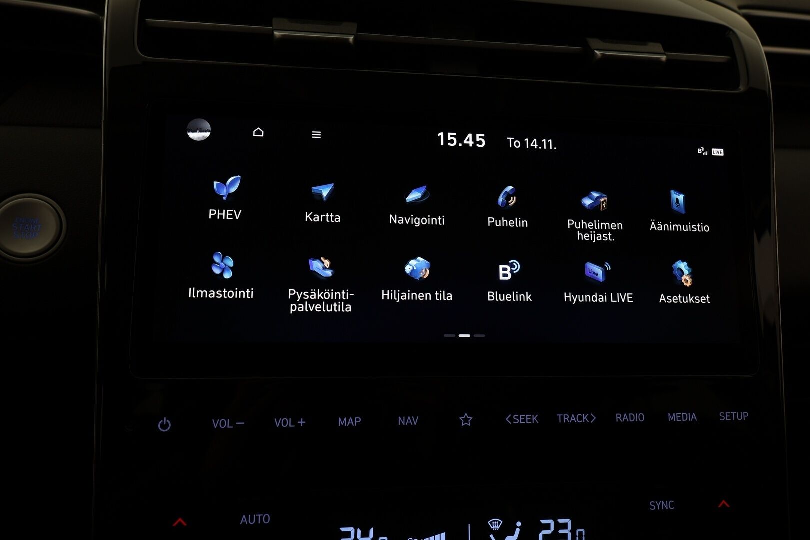Hyundai Tucson 2022 1.6 T-GDI 265 hv Plug in 4WD 6AT Premium / 1-om Suomi-auto / Adapt. Vakkari / P.kamera / KRELL / Koukku *