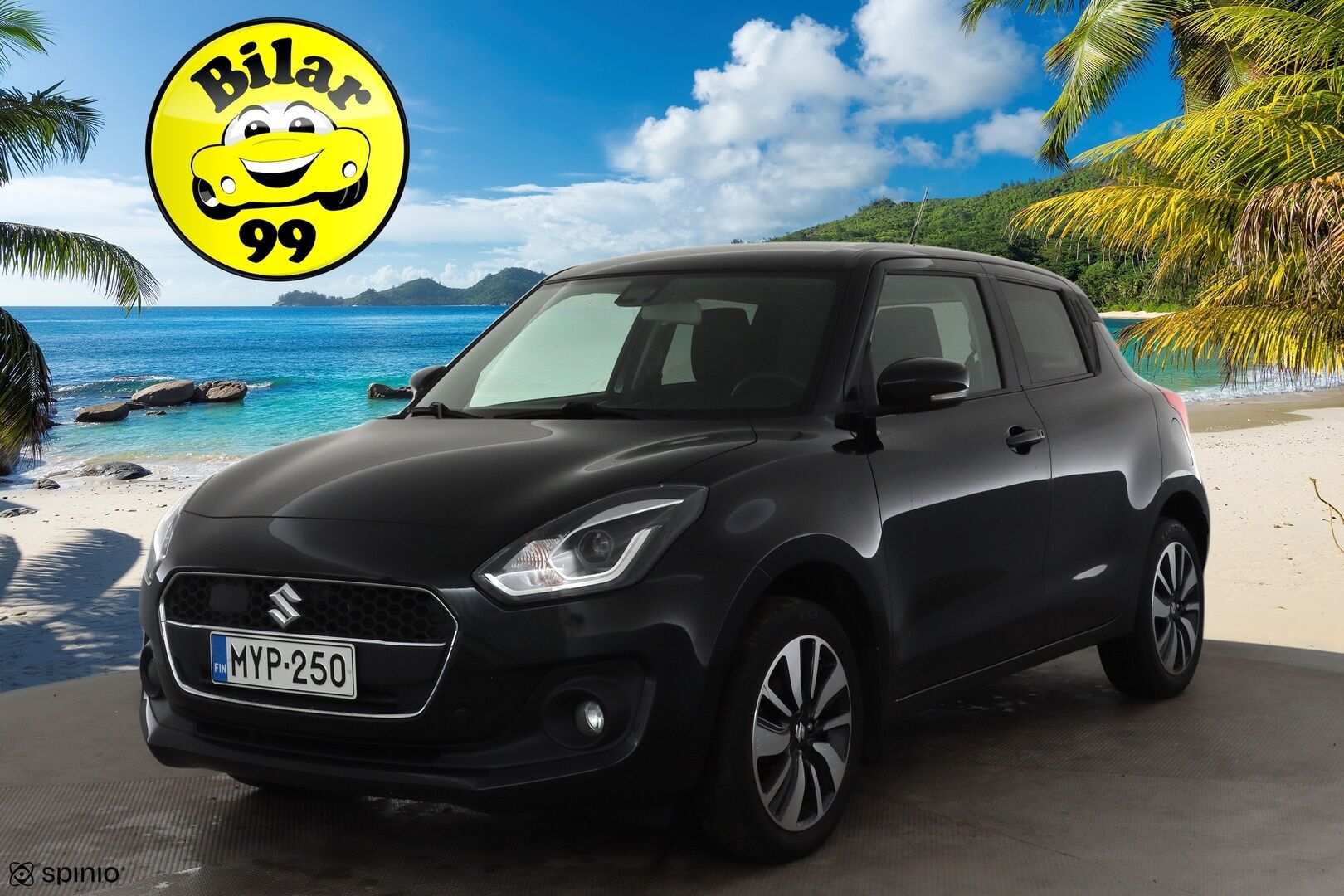 Suzuki Swift 2019 1,2 DUALJET 4WD GLX 5MT HYBRID * ACC / LED / P.Kamera / Navi / Kaistavahti / Keyless * - Sisätilanlämmitin / Suomi-auto / Kahdet renkaat aluvanteilla