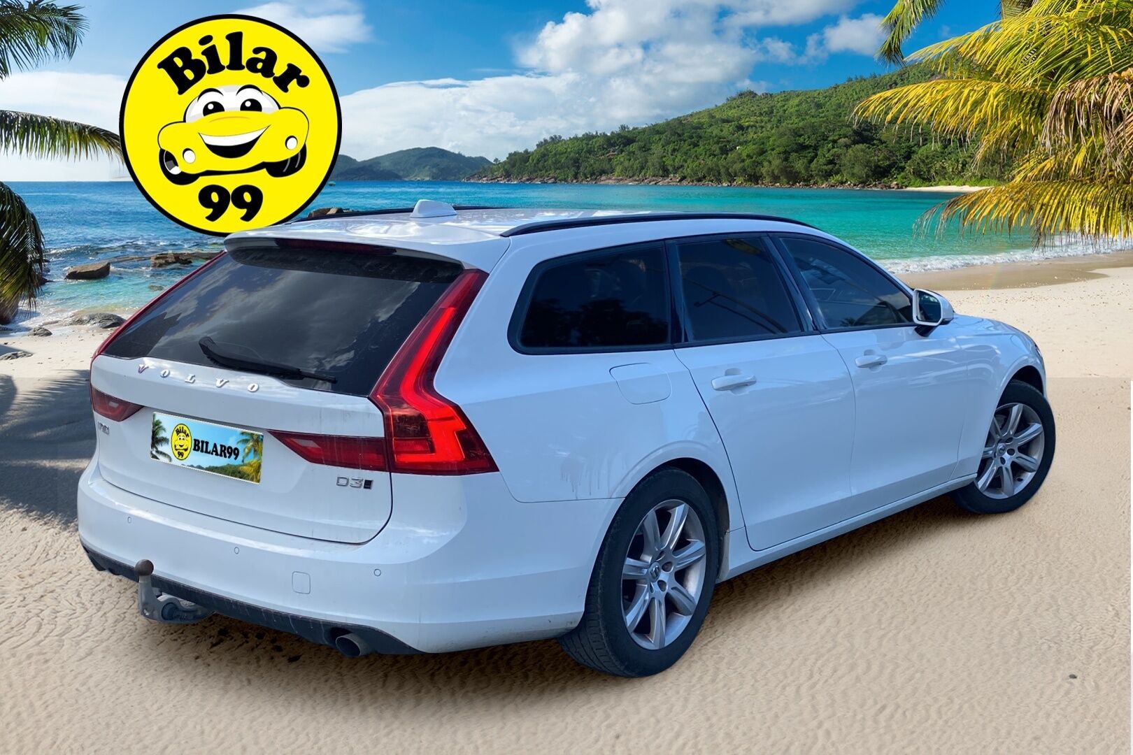 Volvo V90 2017 D3 AWD Momentum aut - | Webasto | ACC | Pilot Assist | Sähköinen vetokoukku | Ei Adblue-järjestelmää | 