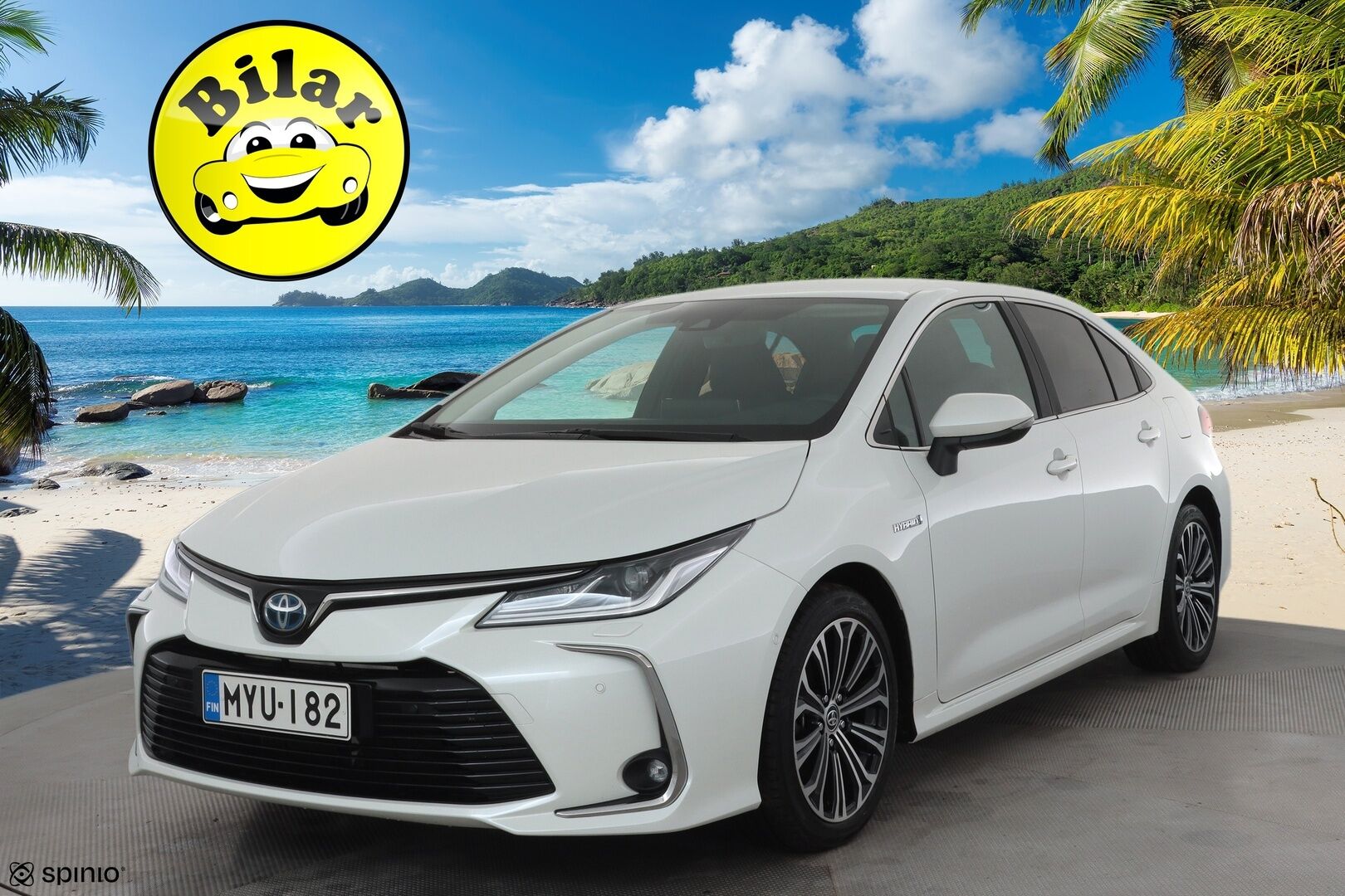 Toyota Corolla 2021 Sedan 1,8 Hybrid Style - | ACC | Kaistavahti | Katvevaroitin | Navi | LED | Puolinahat | P.Kamera | Ratinlämmitin | Keyless | Apple&Android | 1.Om Suomi-auto | Kahdet renkaat aluvanteilla | Merkkihuollettu | Huippusiisti |