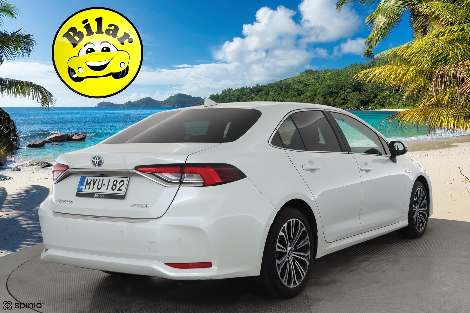Toyota Corolla 2021 Sedan 1,8 Hybrid Style - | ACC | Kaistavahti | Katvevaroitin | Navi | LED | Puolinahat | P.Kamera | Ratinlämmitin | Keyless | Apple&Android | 1.Om Suomi-auto | Kahdet renkaat aluvanteilla | Merkkihuollettu | Huippusiisti |