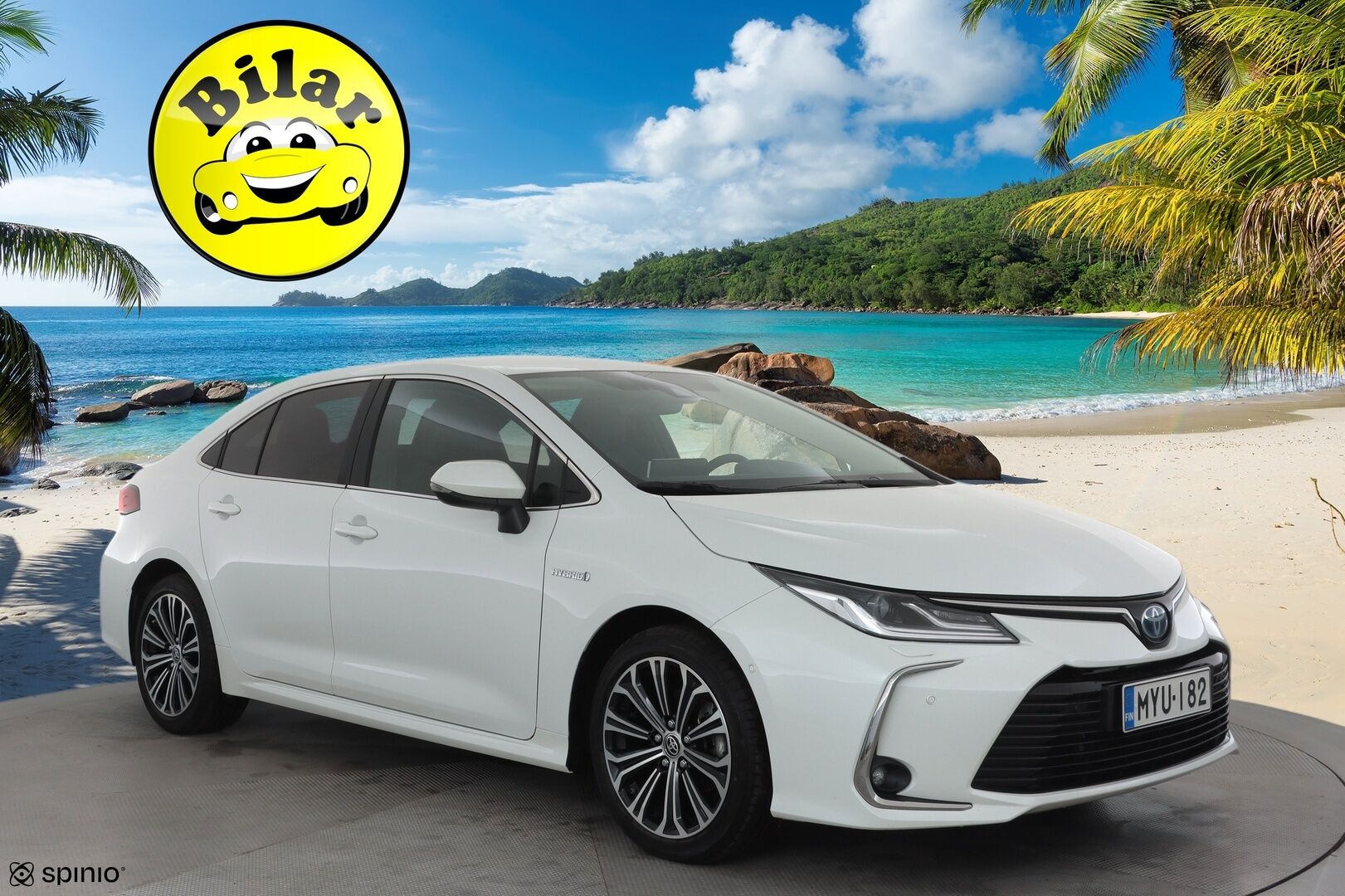 Toyota Corolla 2021 Sedan 1,8 Hybrid Style - | ACC | Kaistavahti | Katvevaroitin | Navi | LED | Puolinahat | P.Kamera | Ratinlämmitin | Keyless | Apple&Android | 1.Om Suomi-auto | Kahdet renkaat aluvanteilla | Merkkihuollettu | Huippusiisti |