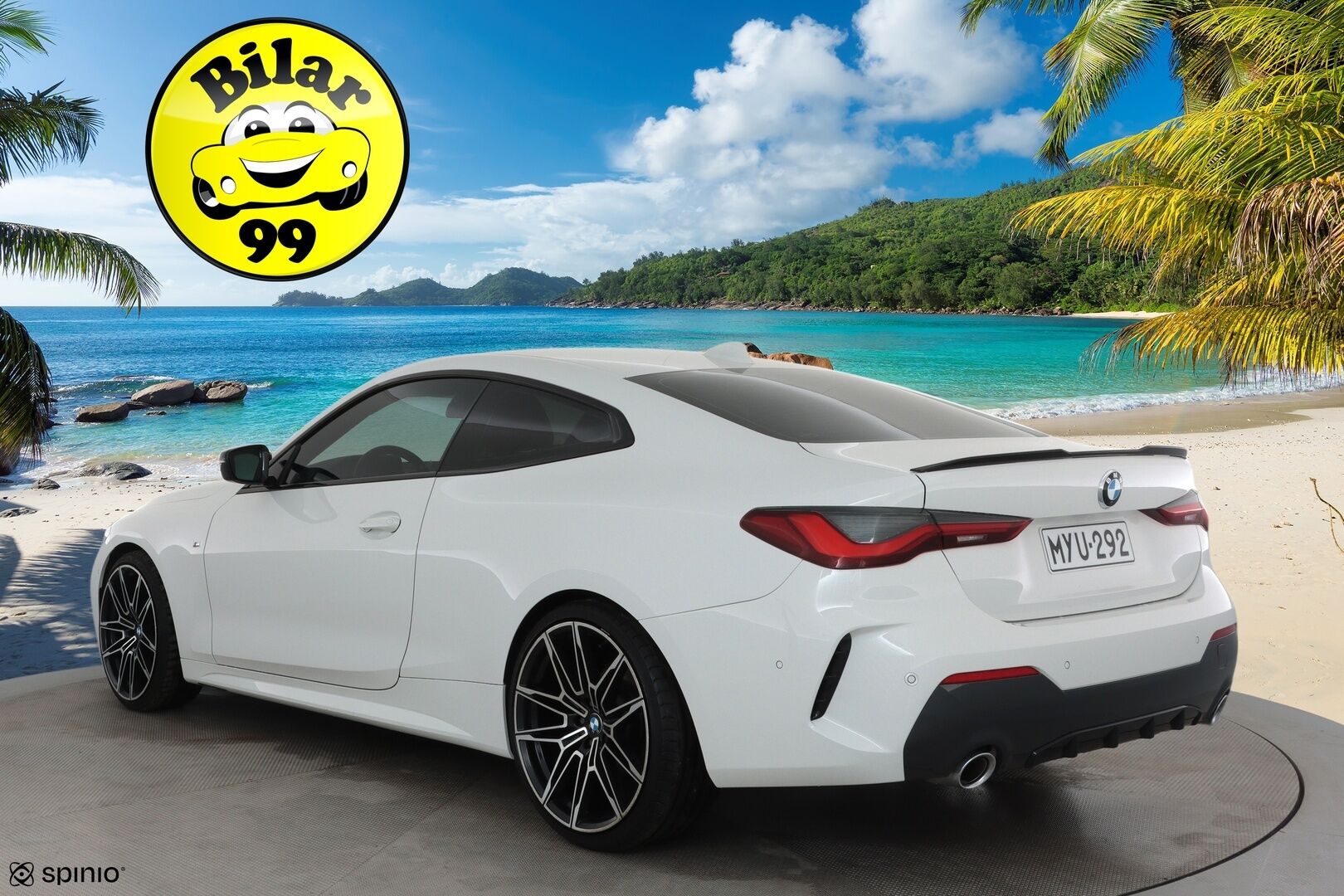 BMW 420 2021 G22 Coupé 420i A Business M Sport **Laser  / Sporttipenkit / Comfort Access / Digimittaristo / Vakkari / P.kamera** - 3,99 % KORKOTARJOUS TÄHÄN AUTOON - Suomi-auto / Huippuhieno / Kahdet renkaat aluvanteilla / Nahka-alcantara