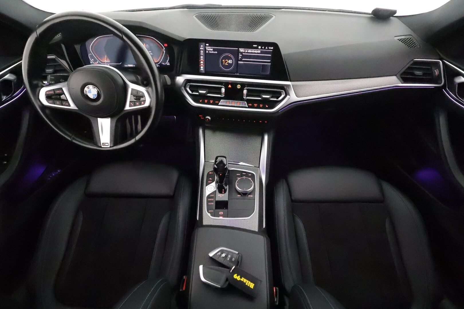 BMW 420 2021 G22 Coupé 420i A Business M Sport **Laser  / Sporttipenkit / Comfort Access / Digimittaristo / Vakkari / P.kamera** - 3,99 % KORKOTARJOUS TÄHÄN AUTOON - Suomi-auto / Huippuhieno / Kahdet renkaat aluvanteilla / Nahka-alcantara