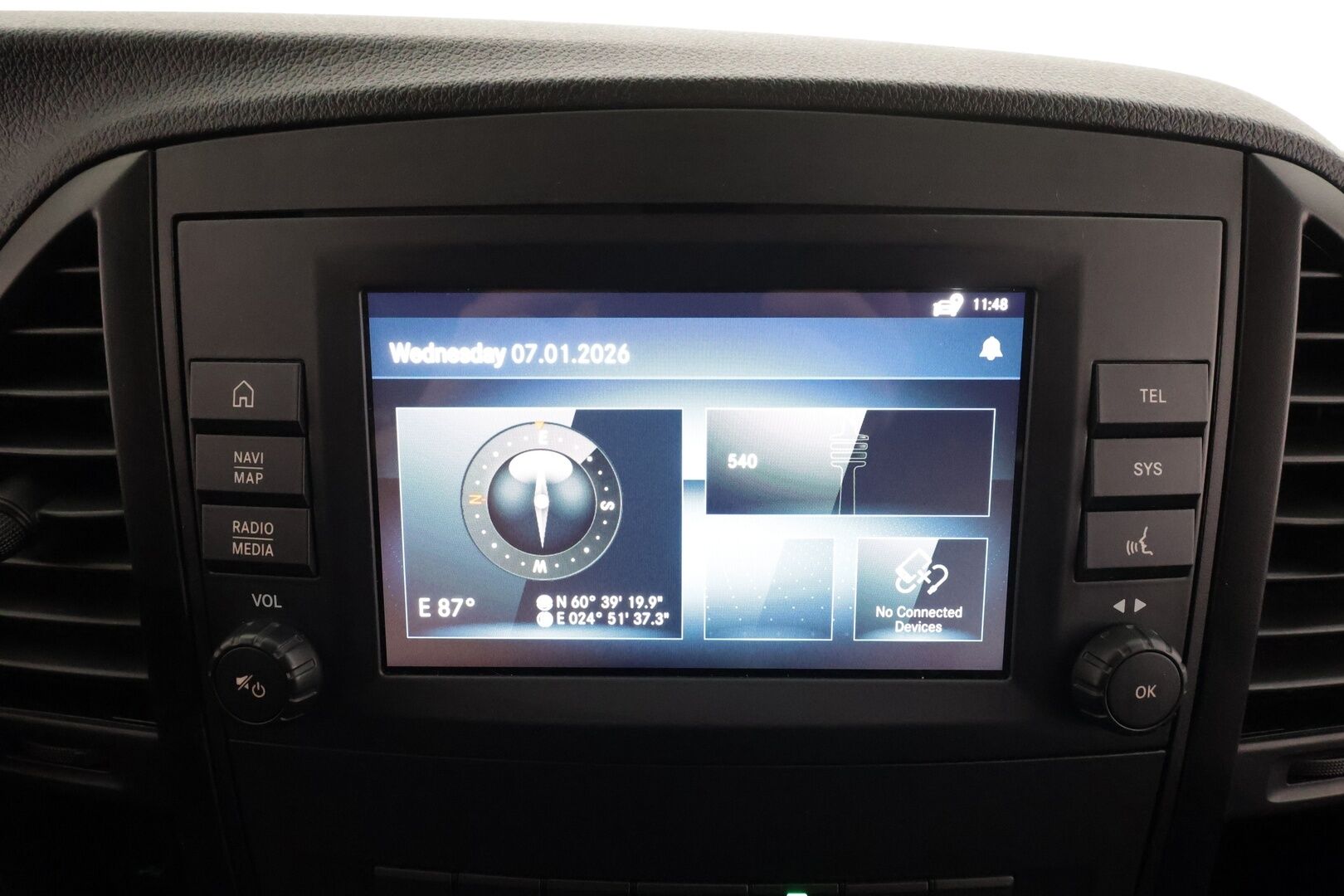 Mercedes-Benz Vito 2021 119CDI RWD-3,05/32K keskipitkä A2 A ** Distronic + / Webasto / P-Kamera / IHC + / Nahkapenkit / LED * - Suomi-auto / Kahdet renkaat