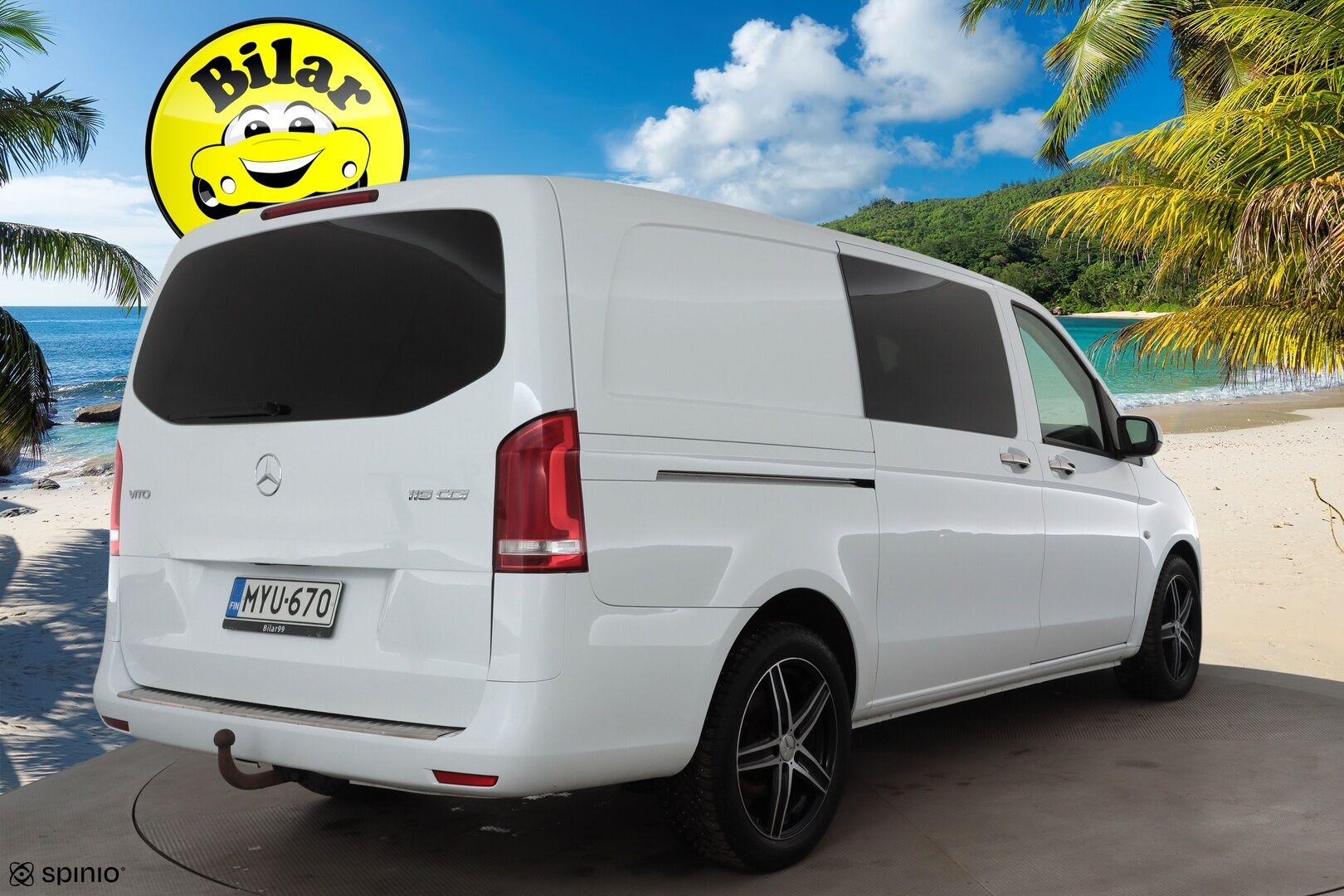 Mercedes-Benz Vito 2021 119CDI RWD-3,05/32K keskipitkä A2 A ** Distronic + / Webasto / P-Kamera / IHC + / Nahkapenkit / LED * - Suomi-auto / Kahdet renkaat