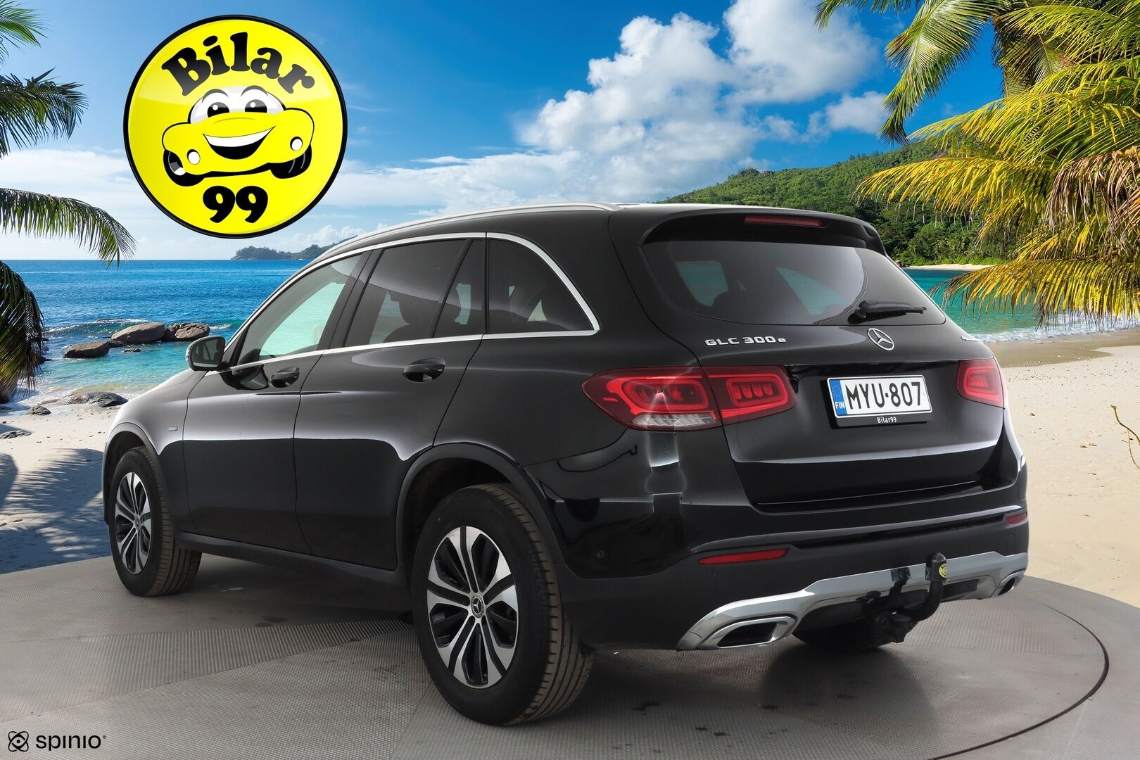 Mercedes-Benz GLC 2021 300 e 4MATIC A Business EQ Power * Distronic / Sportpenkit / LED-HP / 360 / Koukku / Lisälämmitin * - 1-om Suomi-auto / Kahdet renkaat aluvanteilla / 2x Latauskaapelit