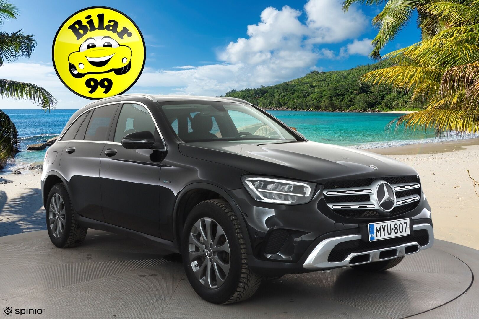 Mercedes-Benz GLC 2021 300 e 4MATIC A Business EQ Power * Distronic / Sportpenkit / LED-HP / 360 / Koukku / Lisälämmitin * - 1-om Suomi-auto / Kahdet renkaat aluvanteilla / 2x Latauskaapelit