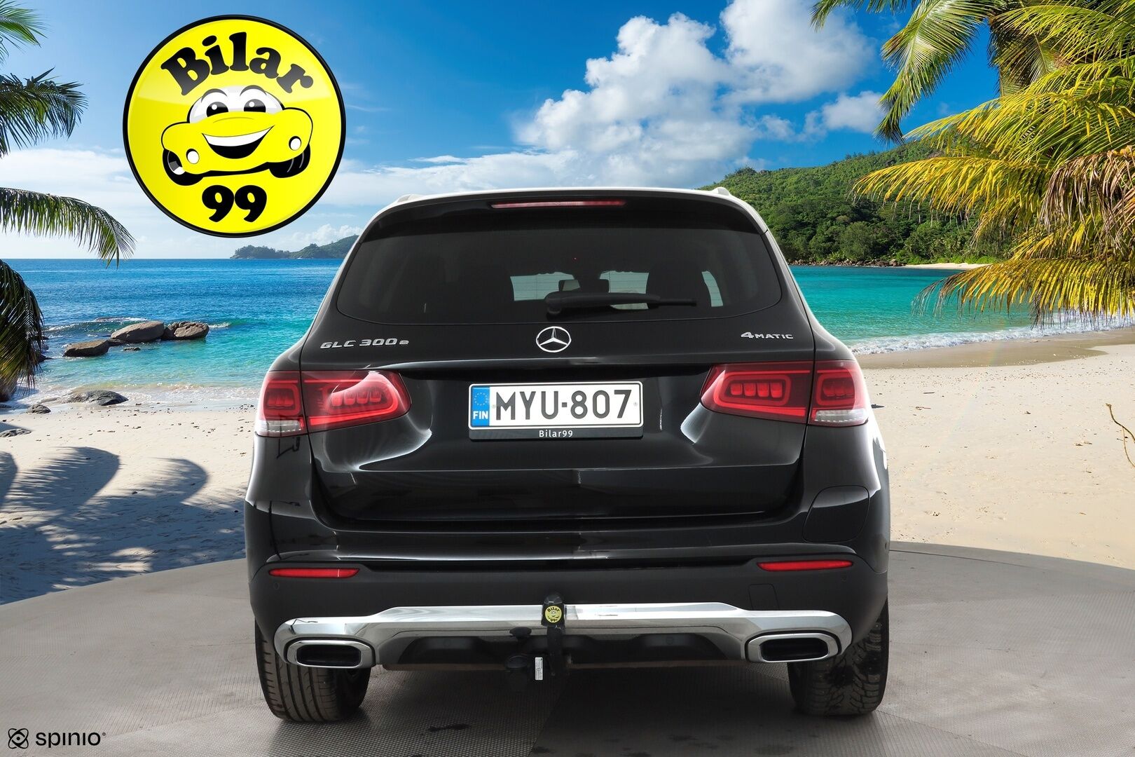 Mercedes-Benz GLC 2021 300 e 4MATIC A Business EQ Power * Distronic / Sportpenkit / LED-HP / 360 / Koukku / Lisälämmitin * - 1-om Suomi-auto / Kahdet renkaat aluvanteilla / 2x Latauskaapelit