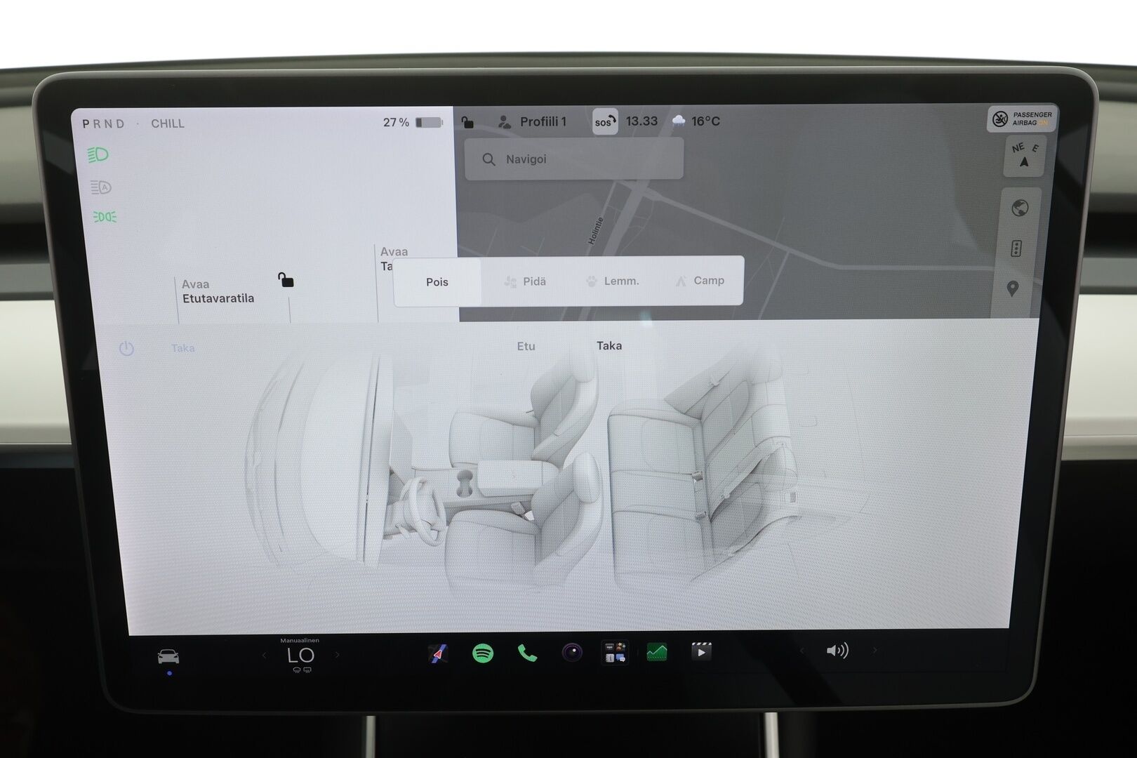 Tesla Model 3 2020 Standard Range Plus (CATL) - | Lasikatto | ACC | Matrix | Premium Speakers | Muistipenkki | P.Kamera | Kaistavahti | Navi | Keyless | Suomi-auto | Kahdet renkaat |