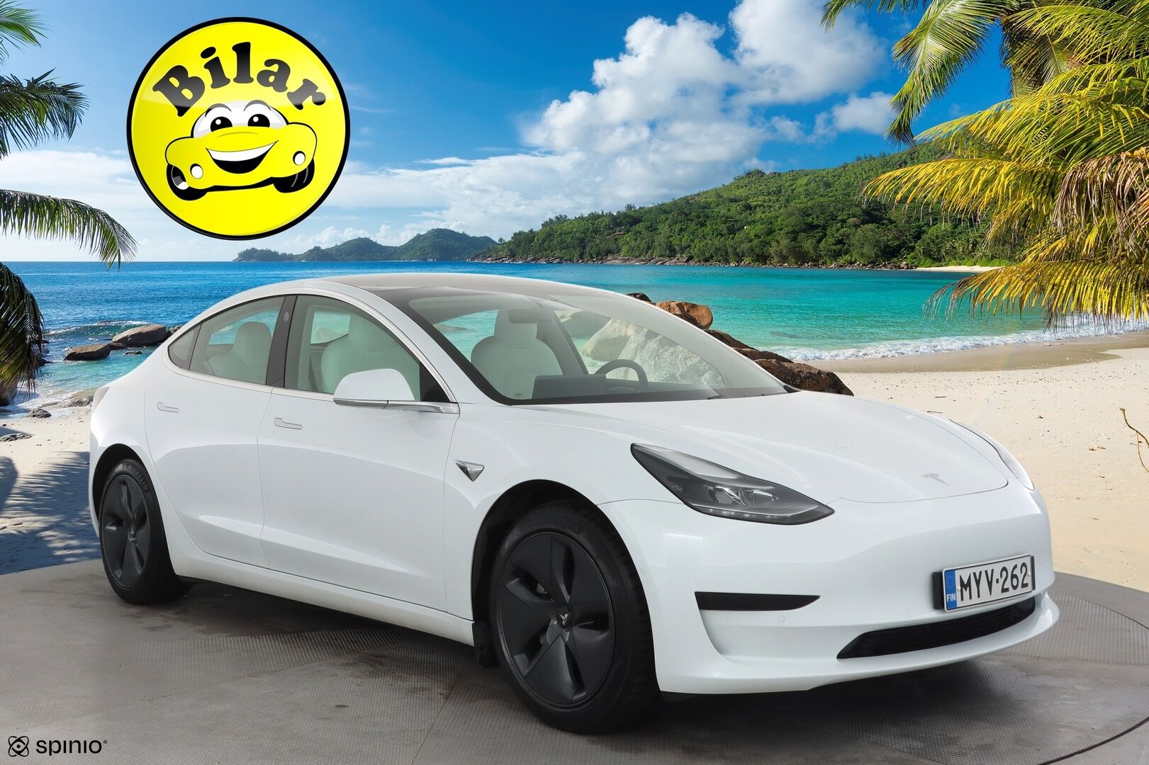 Tesla Model 3 2020 Standard Range Plus (CATL) - | Lasikatto | ACC | Matrix | Premium Speakers | Muistipenkki | P.Kamera | Kaistavahti | Navi | Keyless | Suomi-auto | Kahdet renkaat |