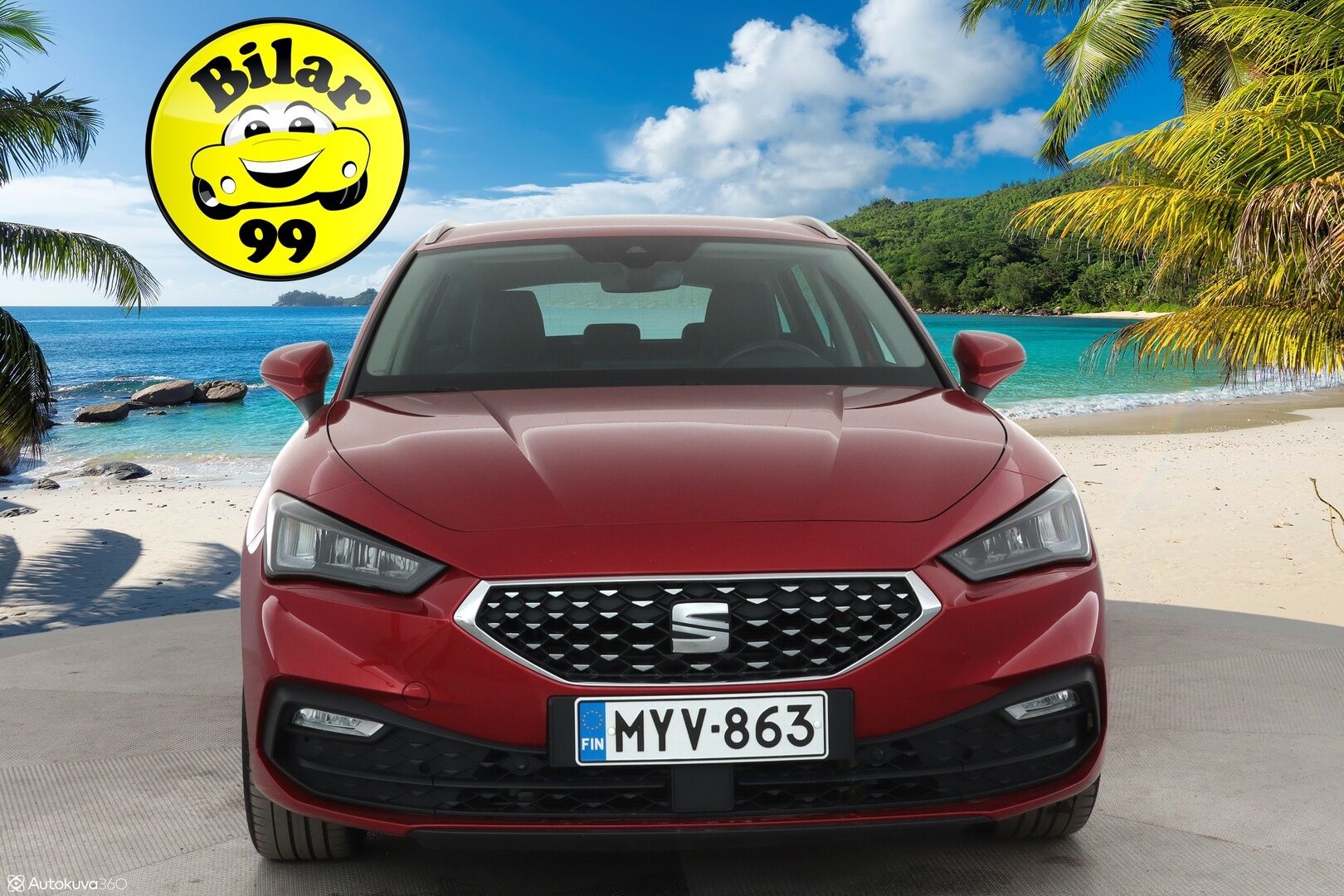 Seat Leon Sportstourer 2020 1,5 eTSI 150 Hybrid Xcellence DSG - Webasto / Adapt.Vakkari / Digimittari / Peruutuskamera / Vetokoukku / Navi / Sähköluukku / Adapt.LED / Huippuvarusteltu!