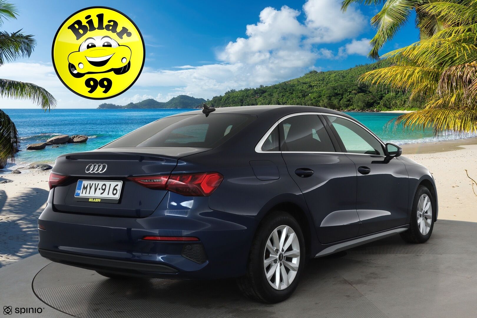 Audi A3 2021 Sedan Business Advanced 30 TFSI 81kW MHEV S tronic **Webasto / ACC / LED / P.Tutka / Sporttipenkit / Kaistavahti** - 1-om Suomi-auto / Kahdet Renkaat / Merkkihuollettu!