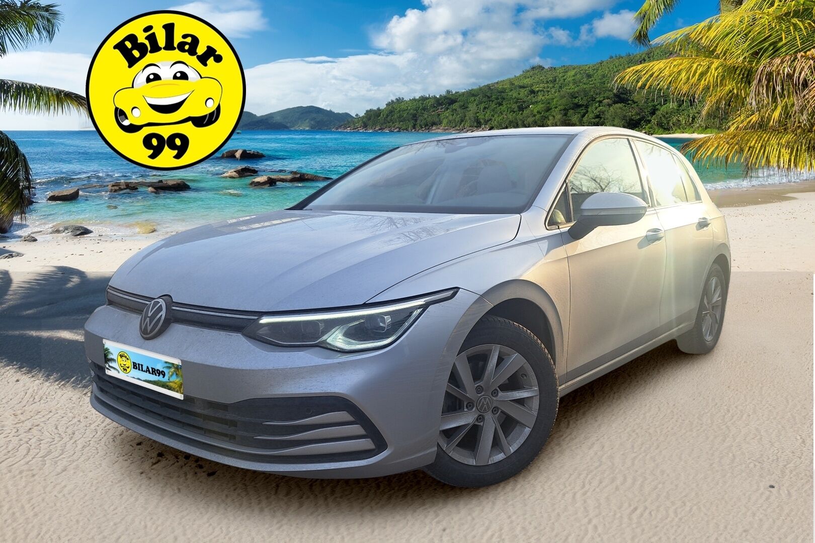 Volkswagen Golf 2021 1,0 eTSI 81 kW (MHEV) DSG-aut. * Suomiauto / Webasto / Peruutuskamera / ACC / Keyless Go / Ratinlämmitin * - Huollettu 72tkm 3/2026! / 2x renkaat / Apple CarPlay & AndroidAuto / Navi / Digimittaristo