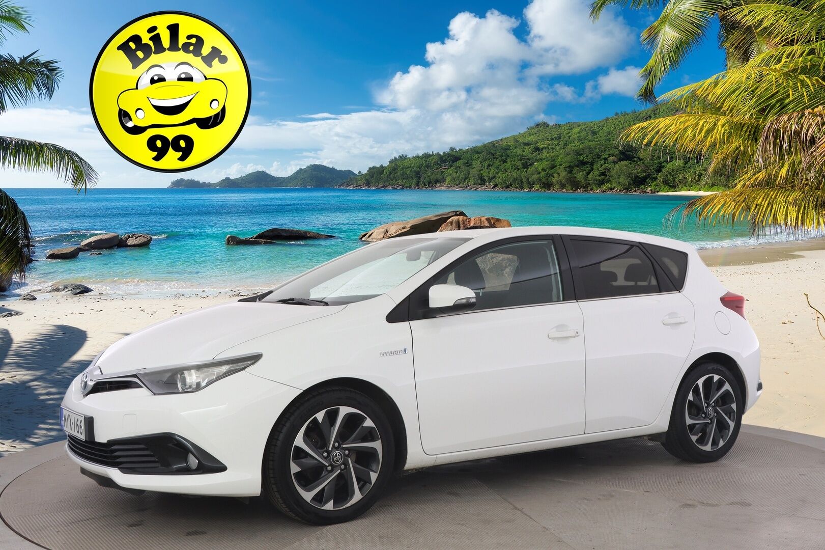 Toyota Auris 2017 1,8 Hybrid Active ** Vakkari / Navi / Bluetooth - ** Täydellinen huoltokirja / Kahdet renkaat aluilla **