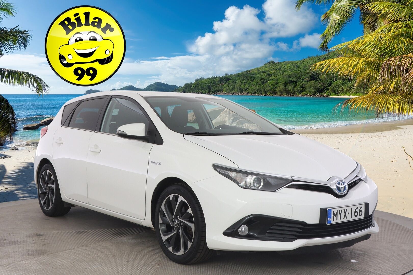 Toyota Auris 2017 1,8 Hybrid Active ** Vakkari / Navi / Bluetooth - ** Täydellinen huoltokirja / Kahdet renkaat aluilla **