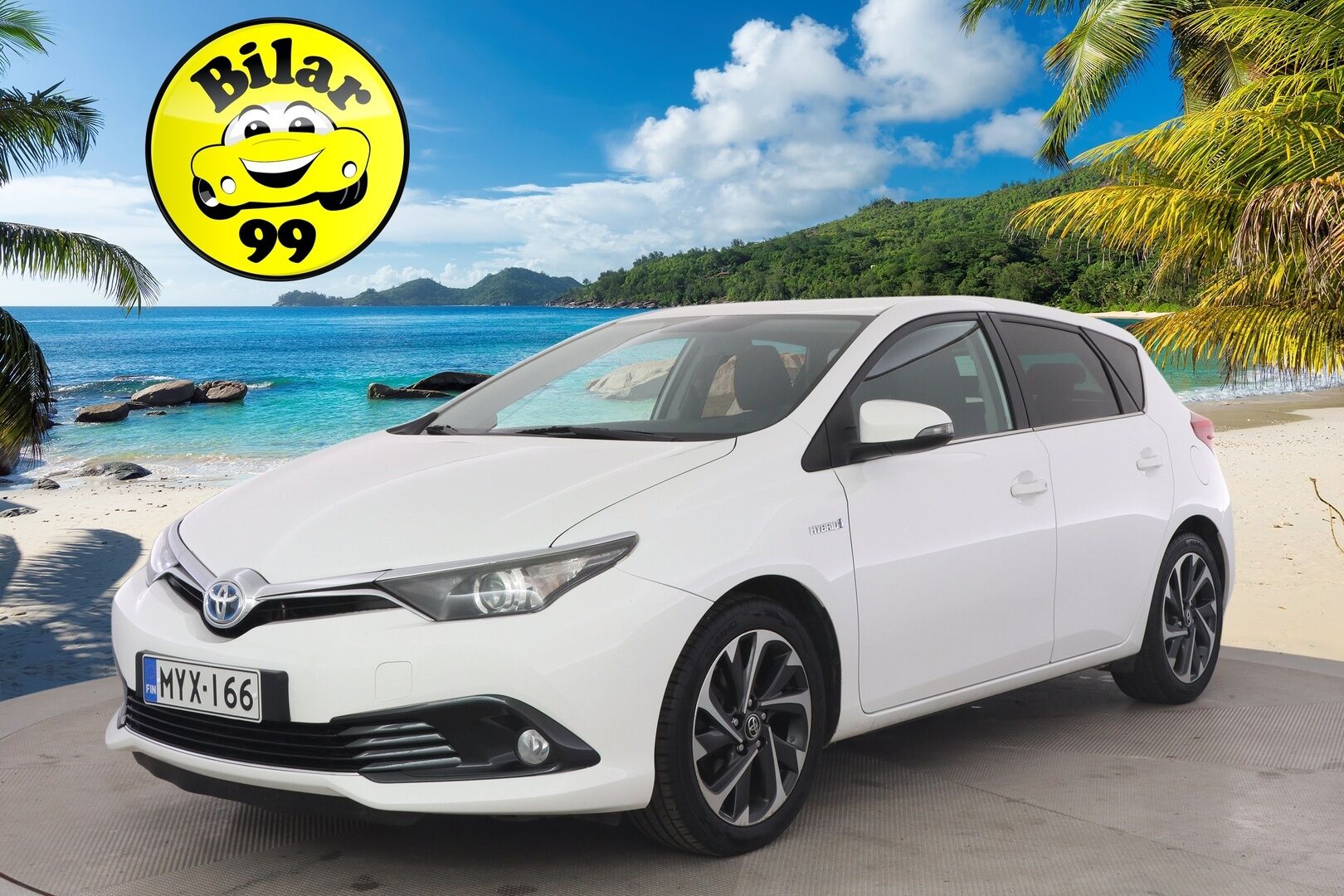 Toyota Auris 2017 1,8 Hybrid Active ** Vakkari / Navi / Bluetooth - ** Täydellinen huoltokirja / Kahdet renkaat aluilla **