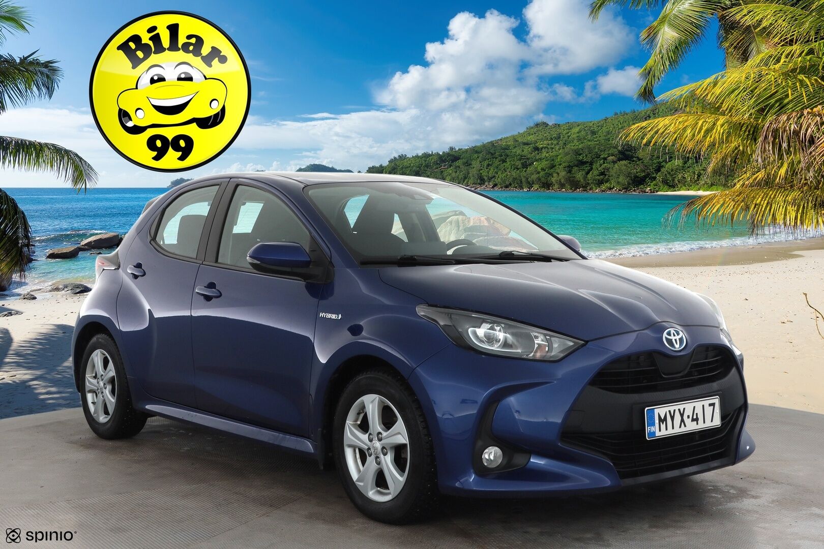 Toyota Yaris 2021 1,5 Hybrid Active Edition * Sisätilanlämmitin / ACC / P.Kamera / Kaistavahti / Navi / Keyless * - Suomi-auto / Merkkihuollot / Kahdet renkaat aluvanteilla