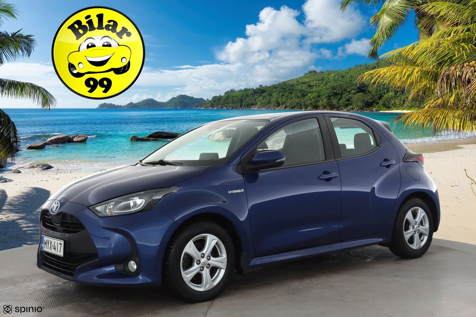 Toyota Yaris 2021 1,5 Hybrid Active Edition * Sisätilanlämmitin / ACC / P.Kamera / Kaistavahti / Navi / Keyless * - Suomi-auto / Merkkihuollot / Kahdet renkaat aluvanteilla