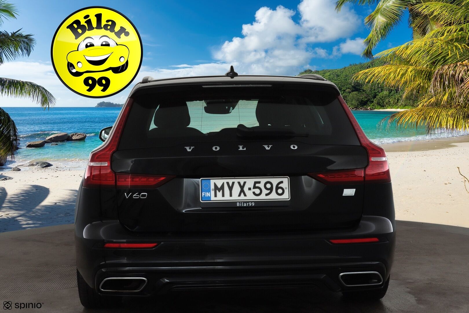 Volvo V60 2021 T8 TwE AWD R-Design aut * ACC / P.kamera / Full LED / Webasto / Muistipenkki / Koukku / H&K / BLIS / Sähköluukku * - 1.Om Suomi-auto / Kahdet renkaat aluvanteilla 