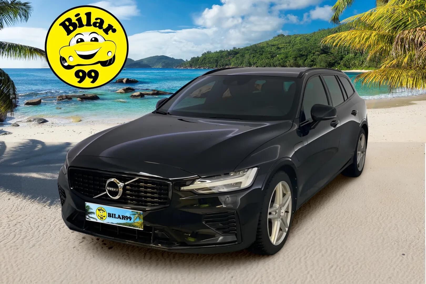 Volvo V60 2021 T8 TwE AWD R-Design aut ** Harman&Kardon / P-Kamera / Pa-lämmitin / Adapt.vakkari ** - 1.om Suomi-auto / Vetokoukku / PilotAssist / 2x vanteet