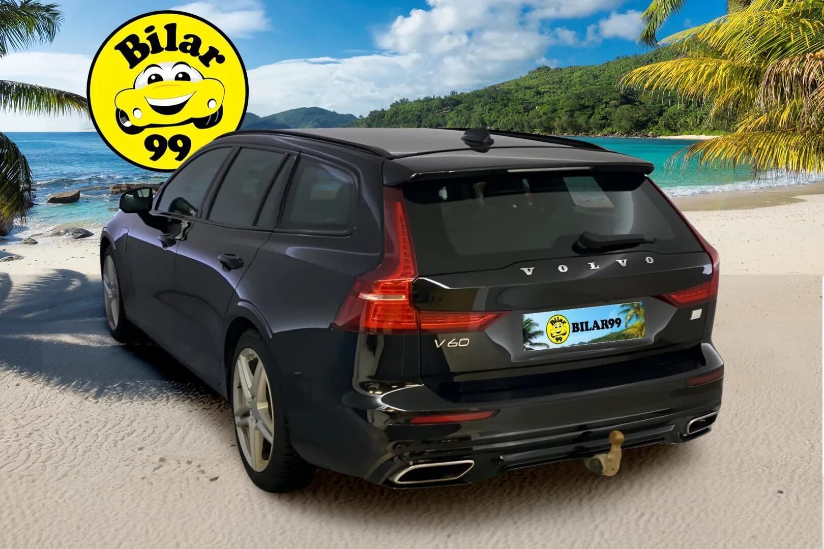 Volvo V60 2021 T8 TwE AWD R-Design aut ** Harman&Kardon / P-Kamera / Pa-lämmitin / Adapt.vakkari ** - 1.om Suomi-auto / Vetokoukku / PilotAssist / 2x vanteet