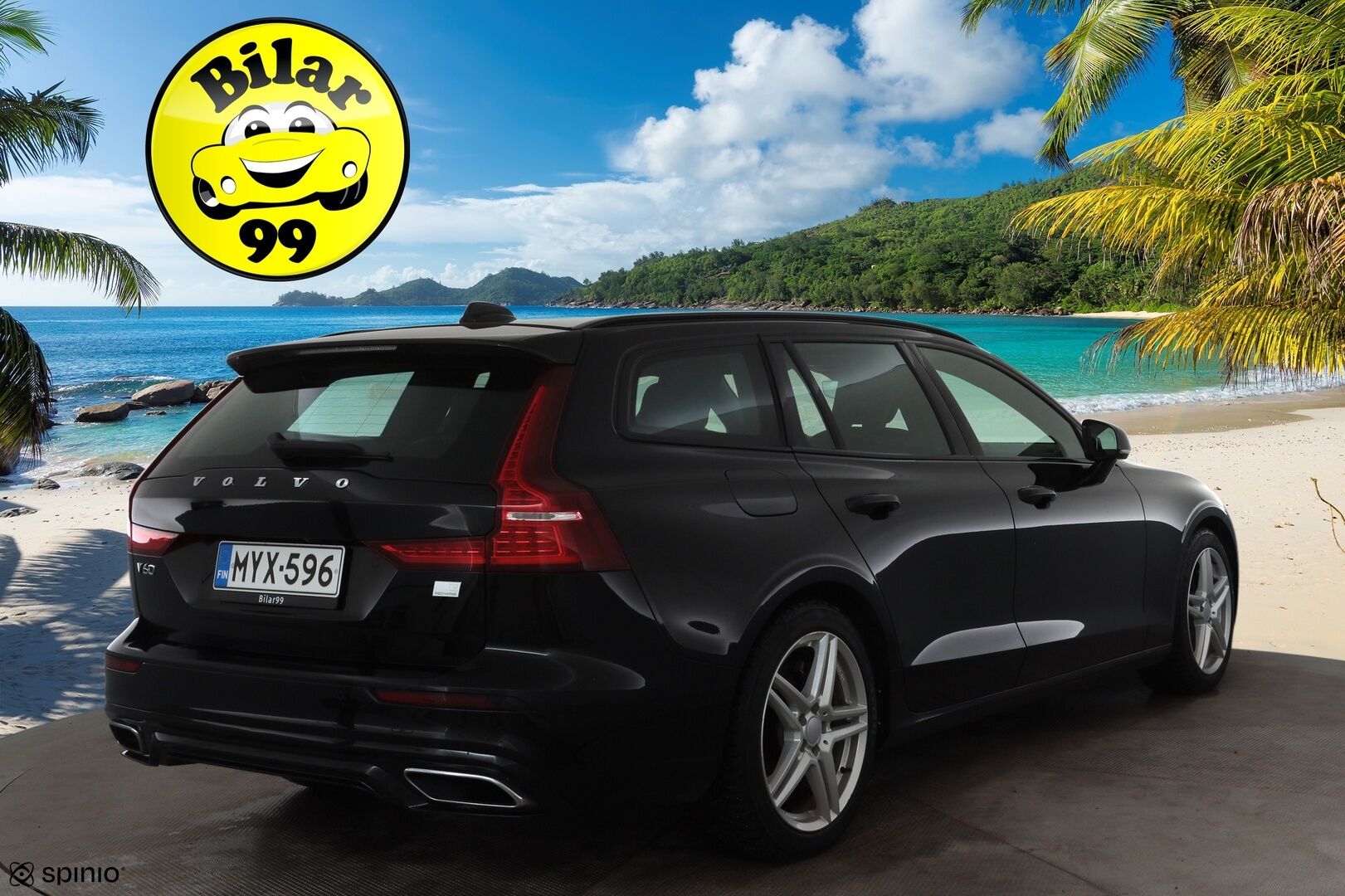 Volvo V60 2021 T8 TwE AWD R-Design aut * ACC / P.kamera / Full LED / Webasto / Muistipenkki / Koukku / H&K / BLIS / Sähköluukku * - 1.Om Suomi-auto / Kahdet renkaat aluvanteilla 