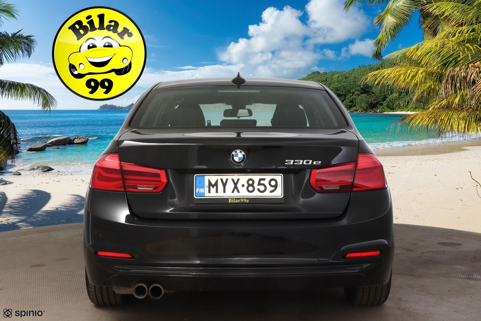 BMW 330 2018 F30 Sedan 330e A Sport Line LCI  / Sportpenkit / Adapt. Vakkari / P-Kamera / Ajastettu lämmitys / Kaista-avustin / LED / - Juuri huollettu / Kahdet renkaat aluilla /  Siisi auto!