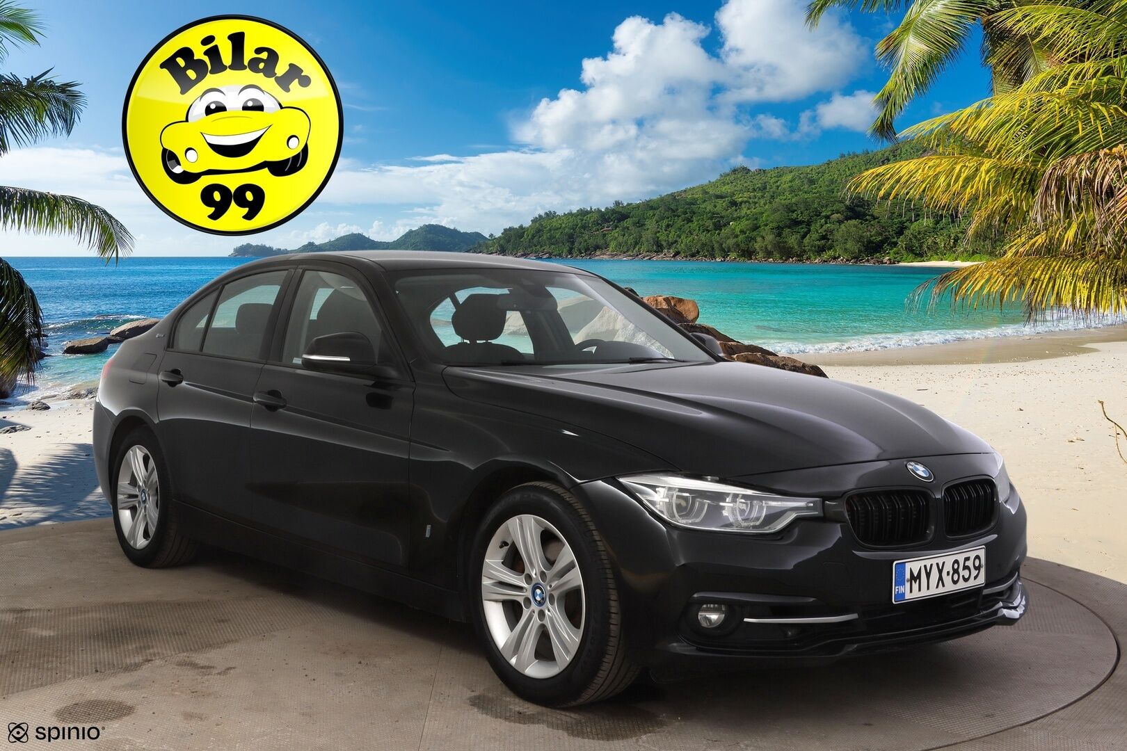 BMW 330 2018 F30 Sedan 330e A Sport Line LCI  / Sportpenkit / Adapt. Vakkari / P-Kamera / Ajastettu lämmitys / Kaista-avustin / LED / - Juuri huollettu / Kahdet renkaat aluilla /  Siisi auto!