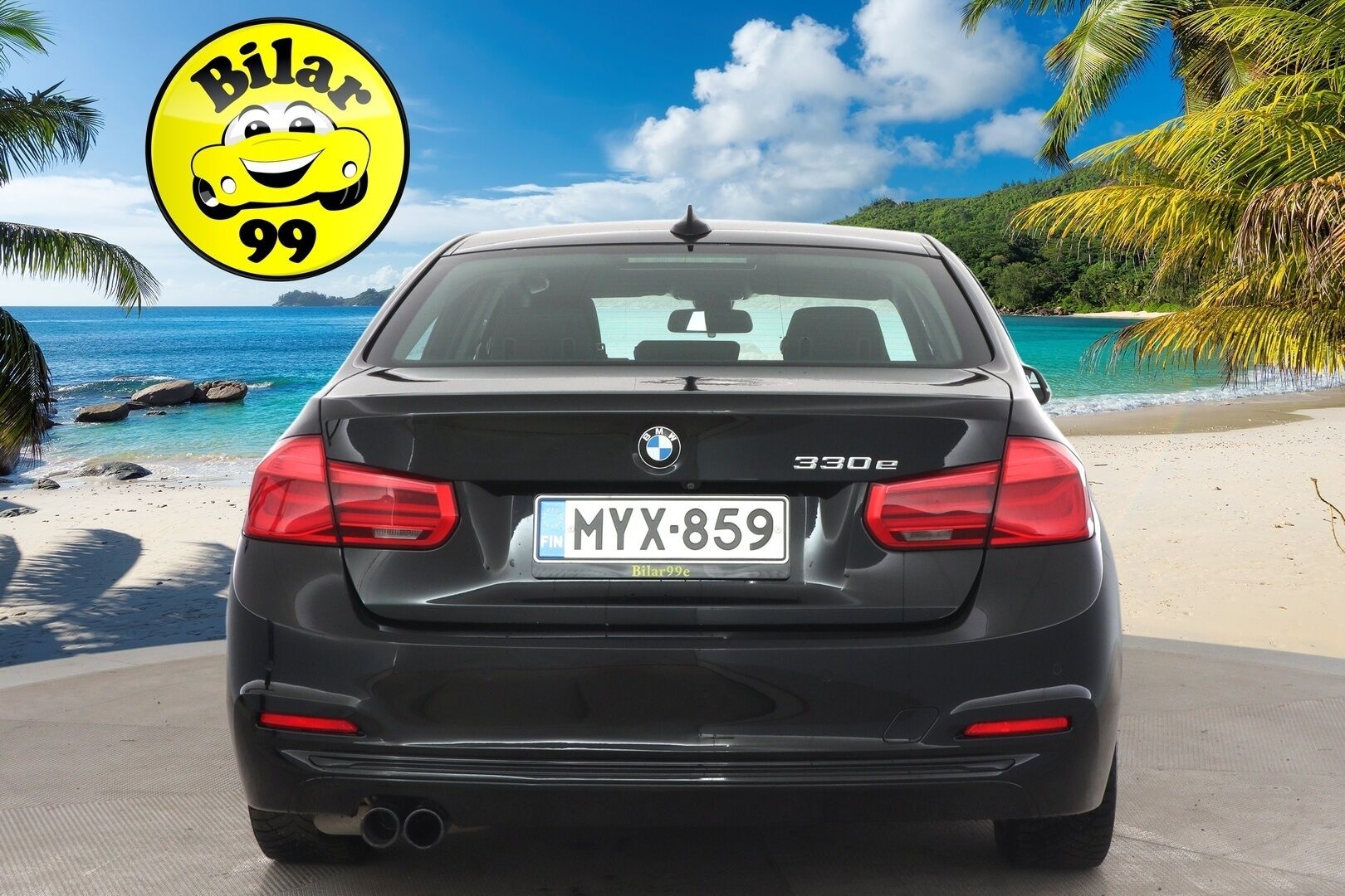 BMW 330 2018 F30 Sedan 330e A Sport Line LCI  / Sportpenkit / Adapt. Vakkari / P-Kamera / Ajastettu lämmitys / Kaista-avustin / LED / - Juuri huollettu / Kahdet renkaat aluilla /  Siisi auto!