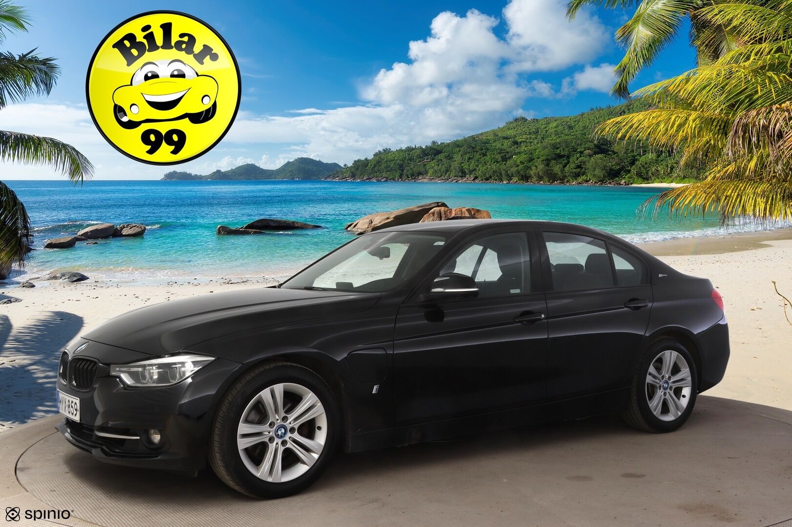 BMW 330 2018 F30 Sedan 330e A Sport Line LCI  / Sportpenkit / Adapt. Vakkari / P-Kamera / Ajastettu lämmitys / Kaista-avustin / LED / - Juuri huollettu / Kahdet renkaat aluilla /  Siisi auto!