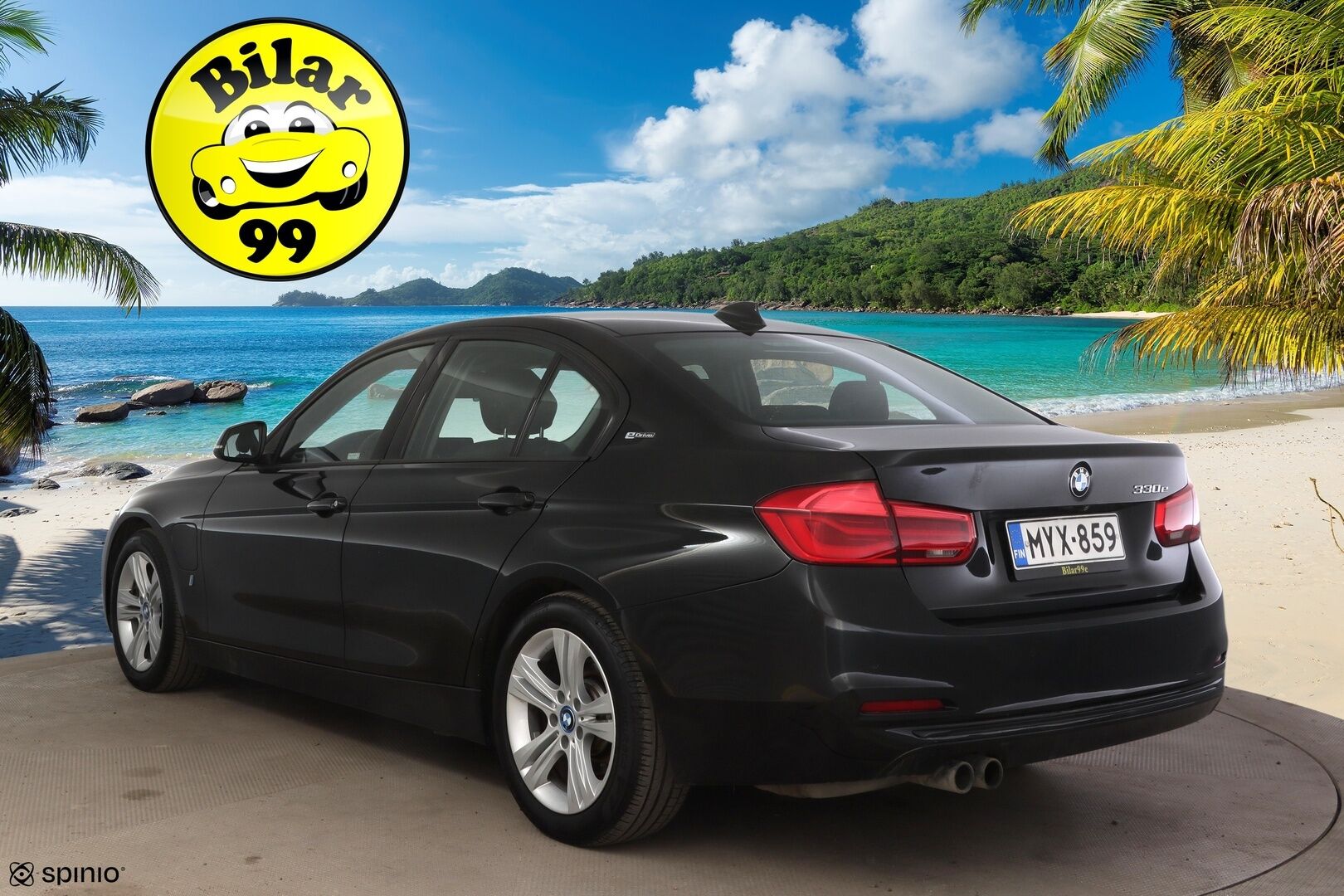 BMW 330 2018 F30 Sedan 330e A Sport Line LCI  / Sportpenkit / Adapt. Vakkari / P-Kamera / Ajastettu lämmitys / Kaista-avustin / LED / - Juuri huollettu / Kahdet renkaat aluilla /  Siisi auto!
