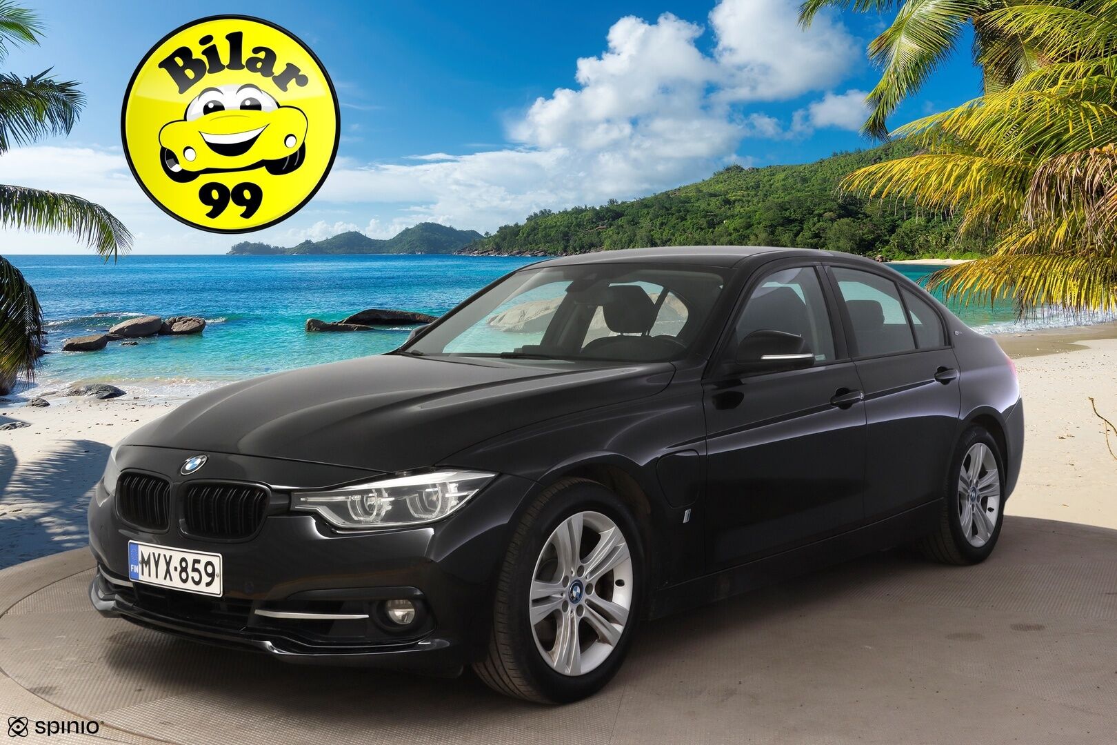 BMW 330 2018 F30 Sedan 330e A Sport Line LCI  / Sportpenkit / Adapt. Vakkari / P-Kamera / Ajastettu lämmitys / Kaista-avustin / LED / - Juuri huollettu / Kahdet renkaat aluilla /  Siisi auto!